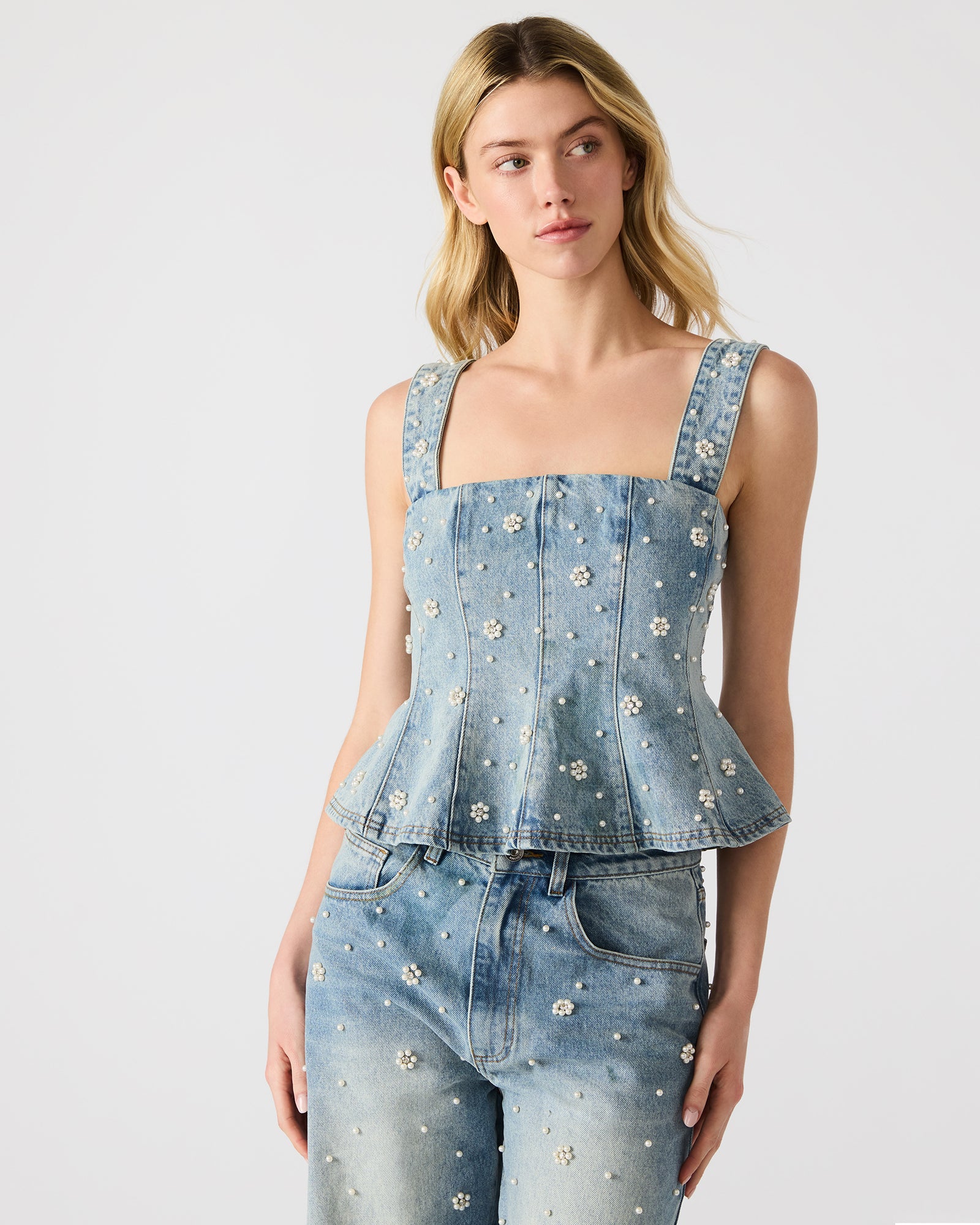 Penelopi Denim Top