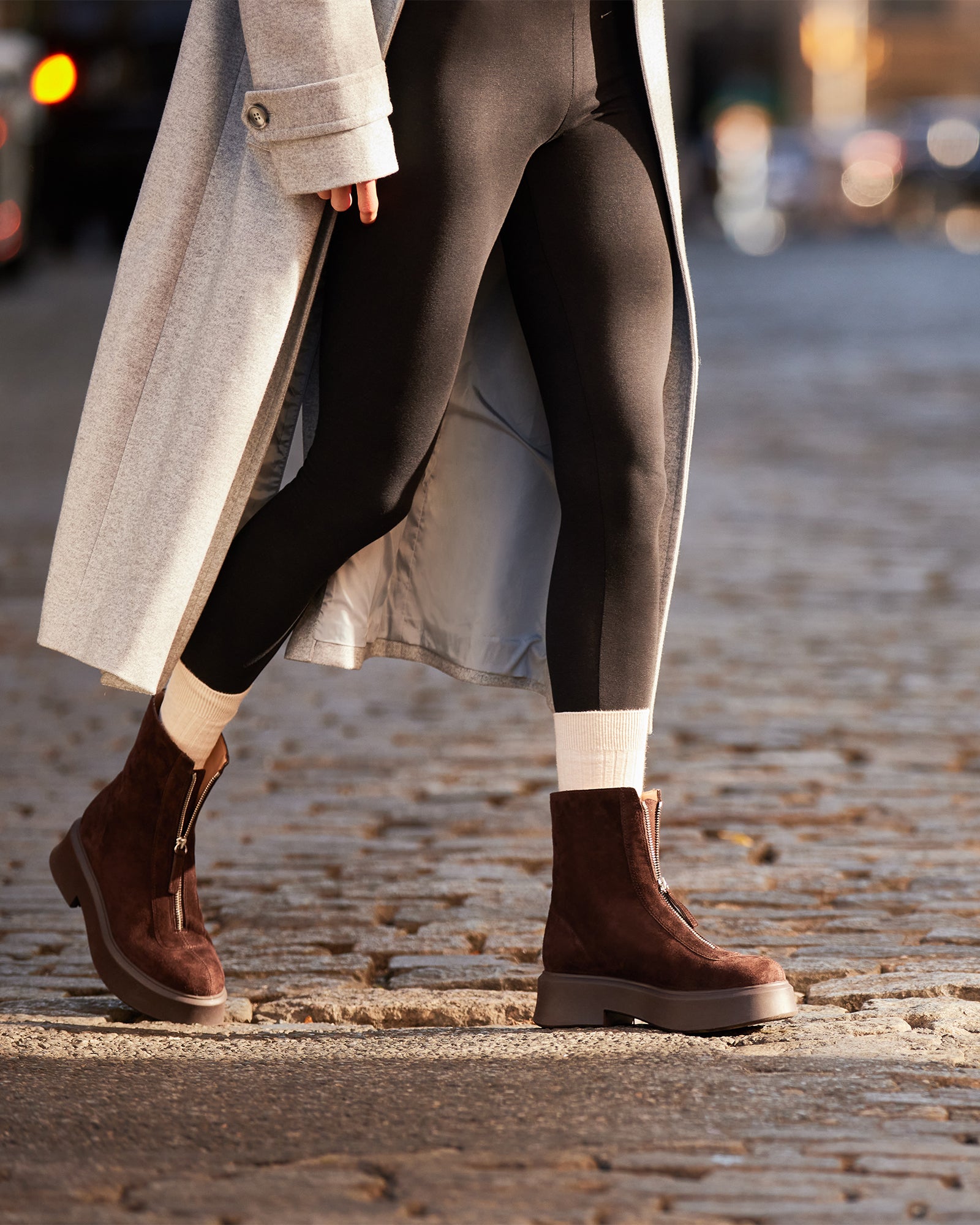 Jones Chocolate Brown Suede