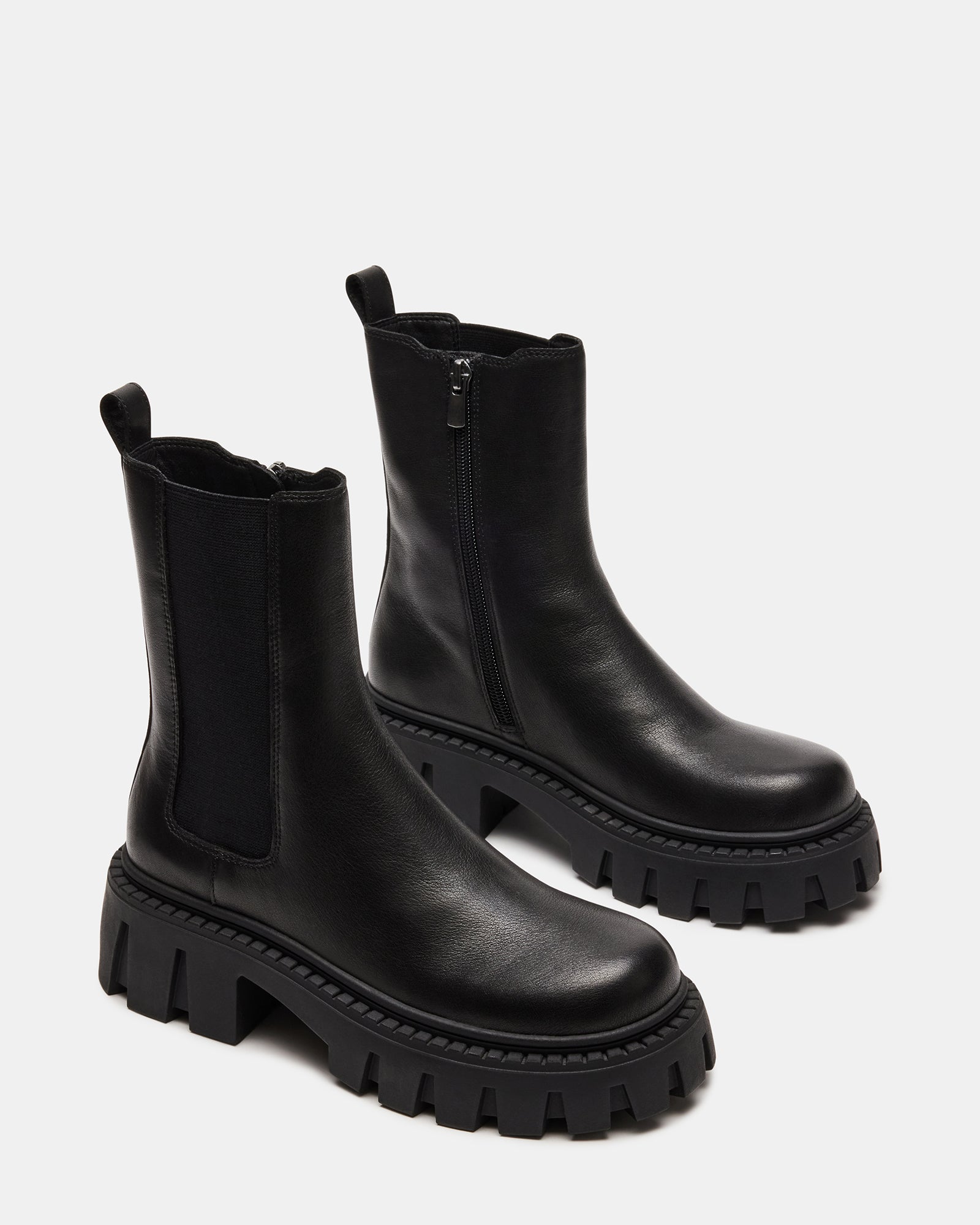 Charges Black Leather