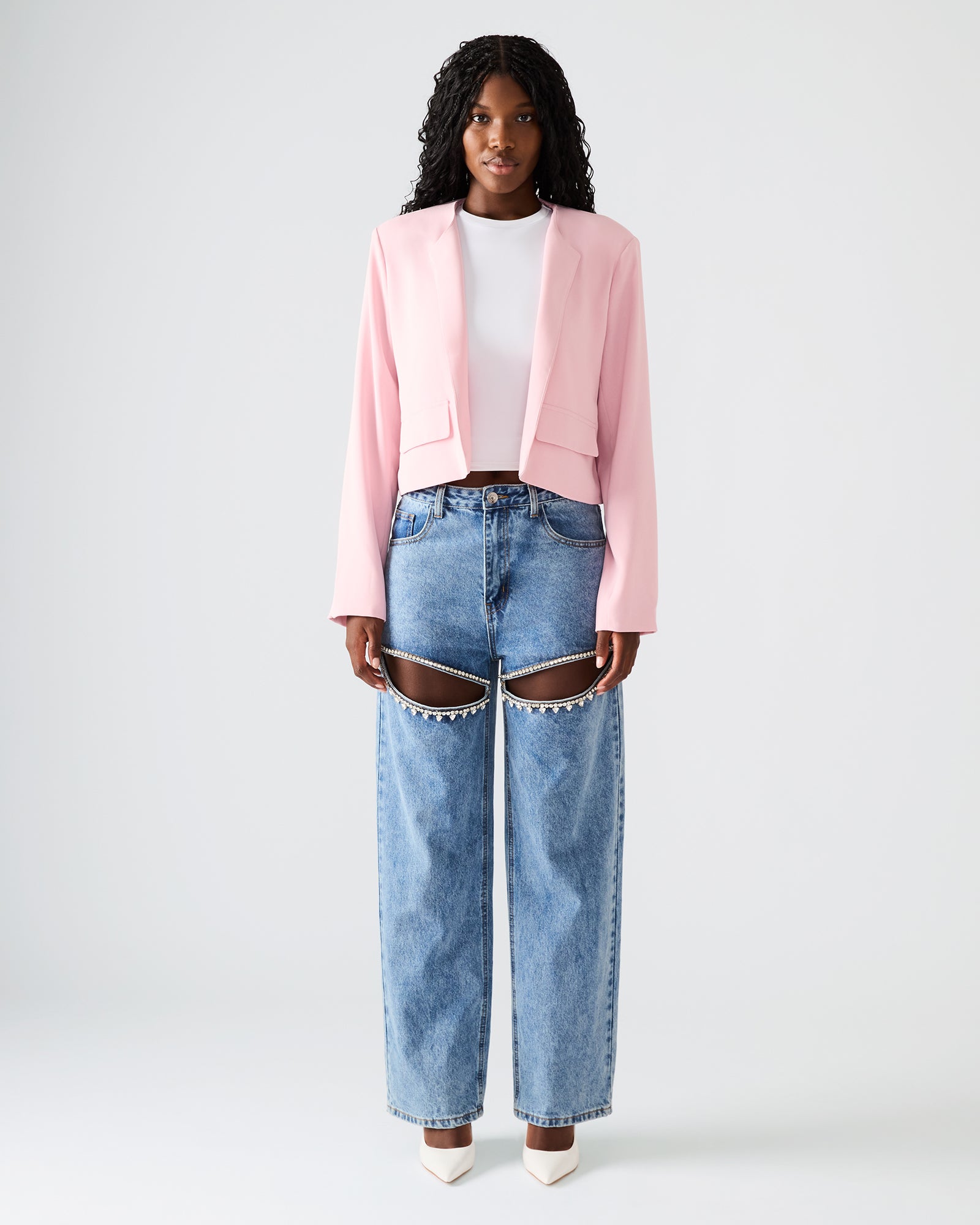 Serenea Blazer Powder Puff