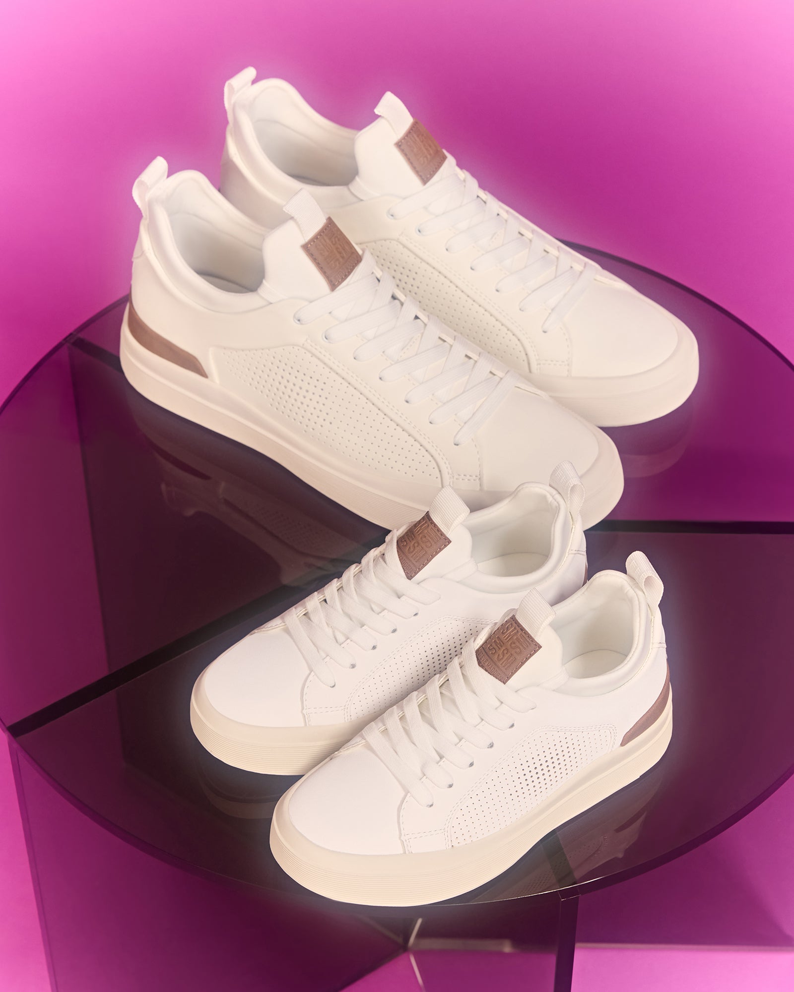 Kids' Oasys And Men's Dack White Sneaker Bundle