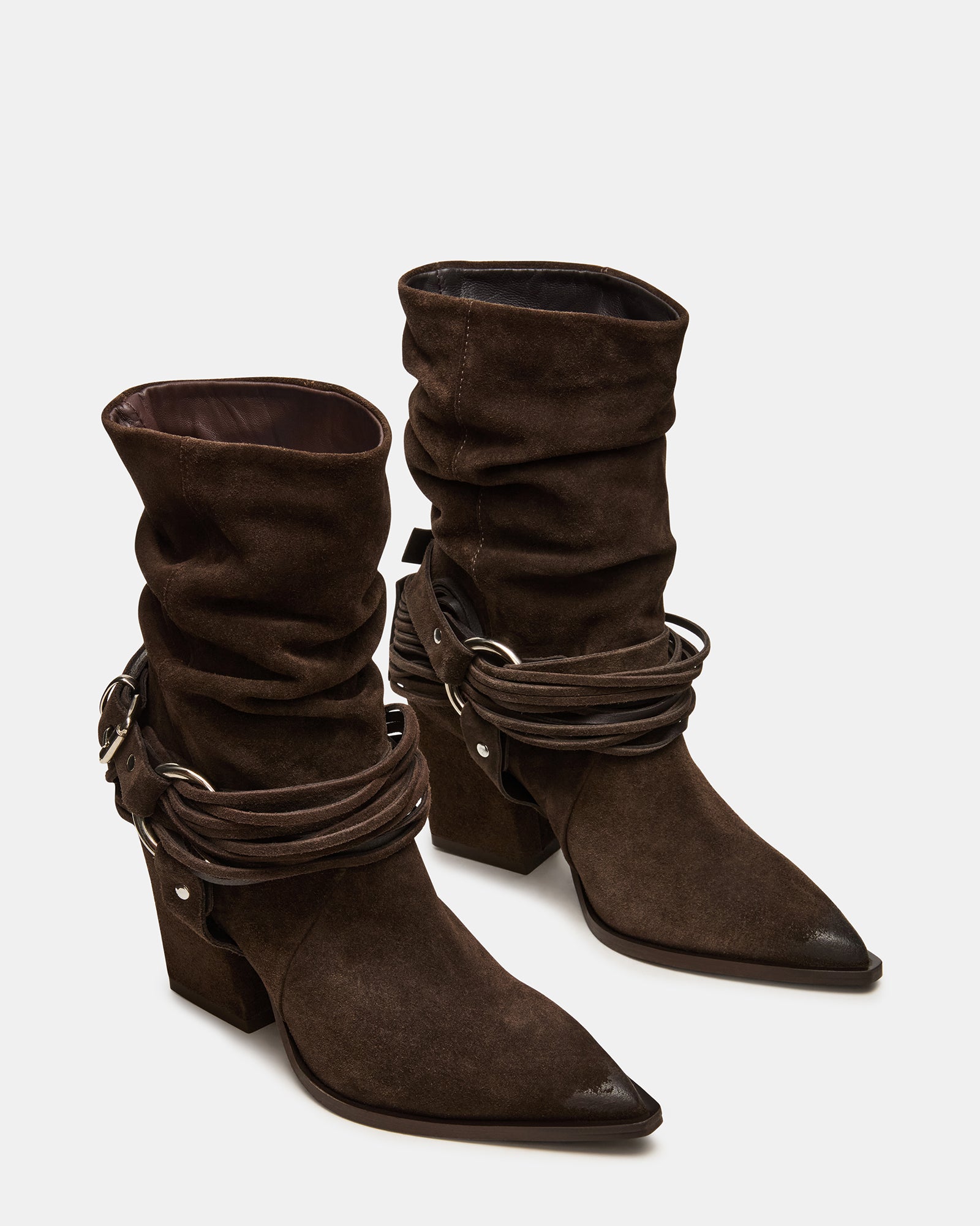 Lauper Dark Taupe Suede