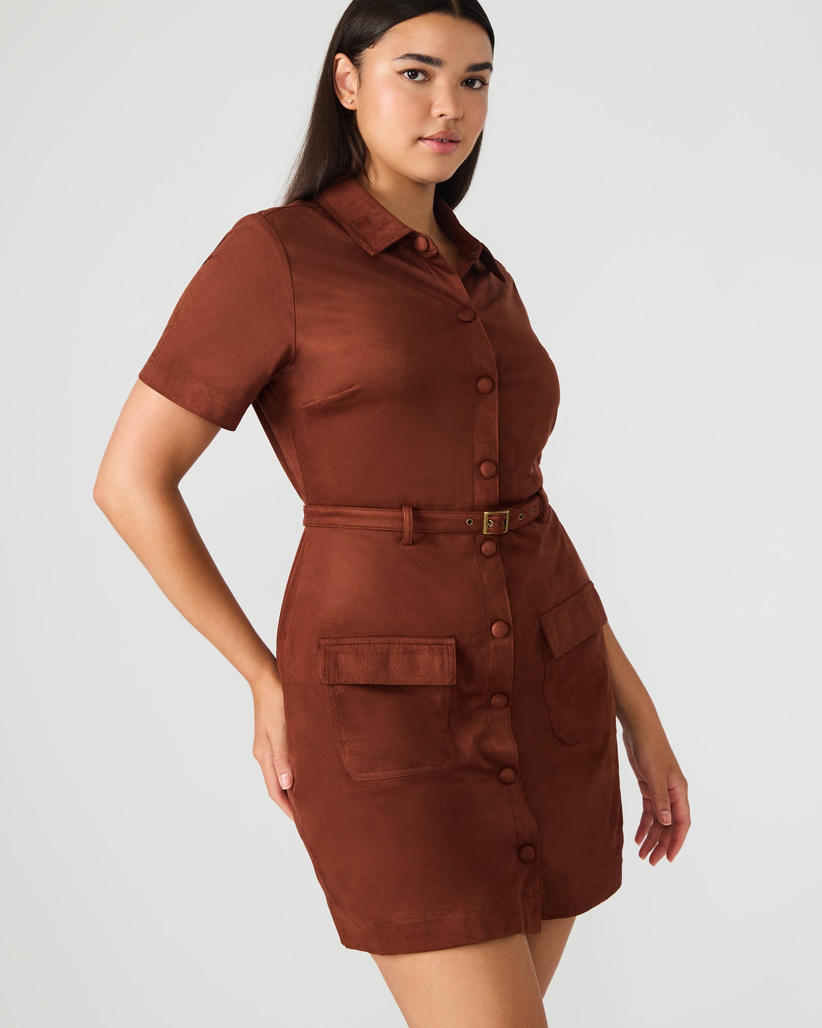 Joliana Dress Dark Fig