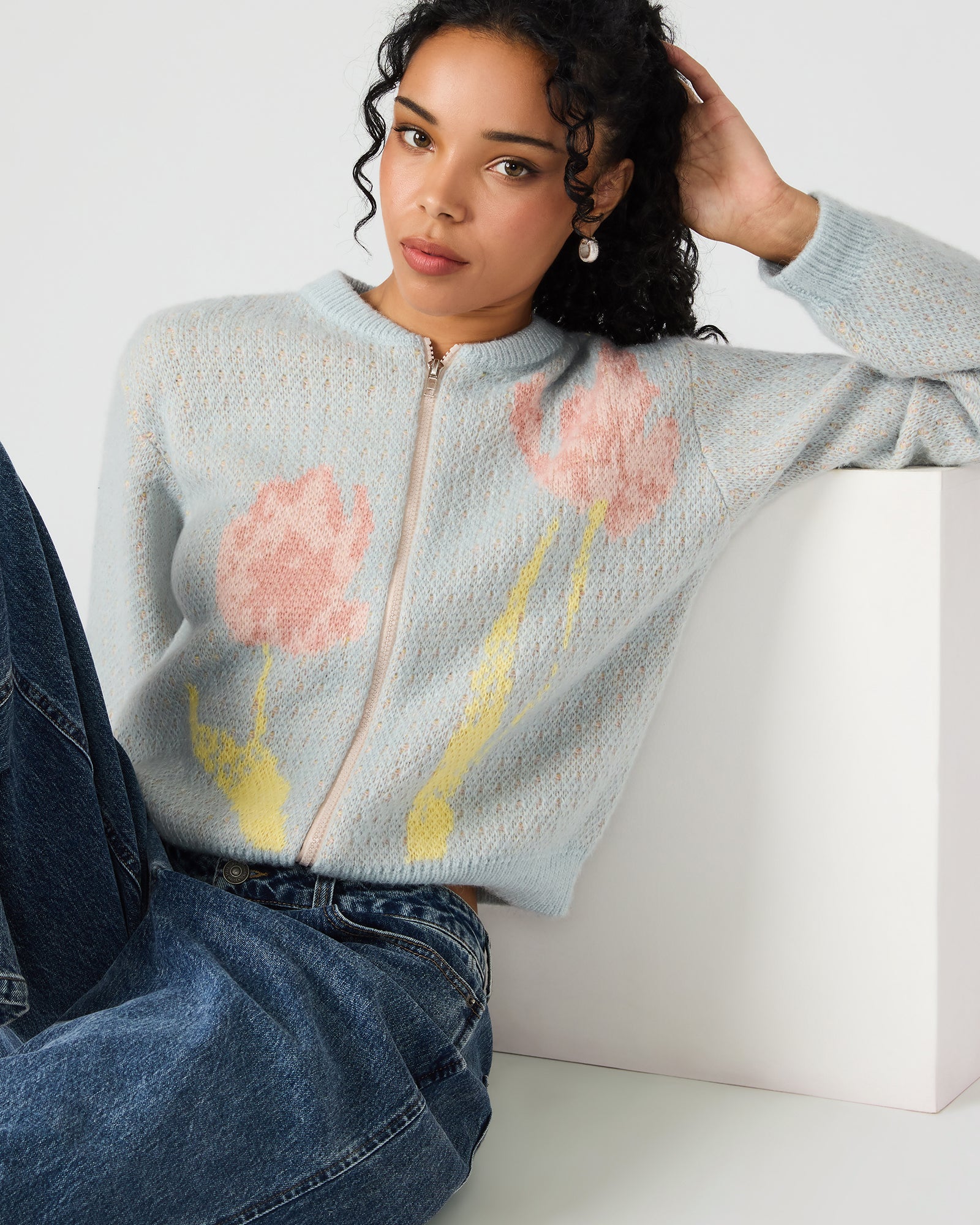 Jena Sweater Jacket Multi