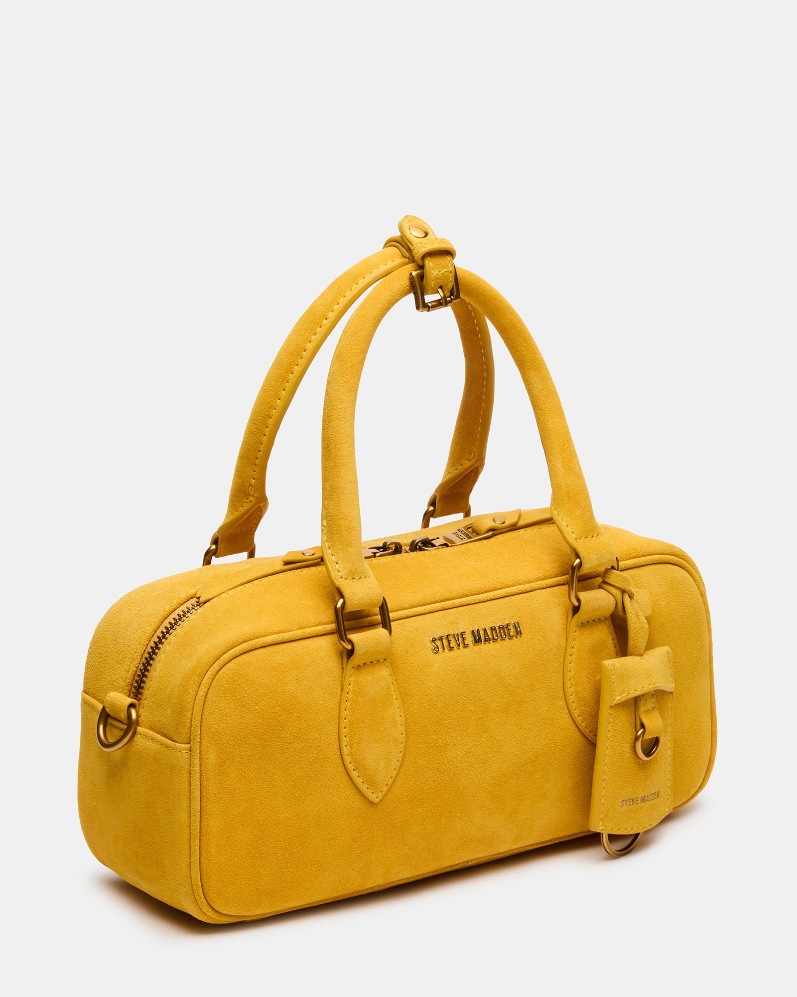 Merit Bag Mustard Suede