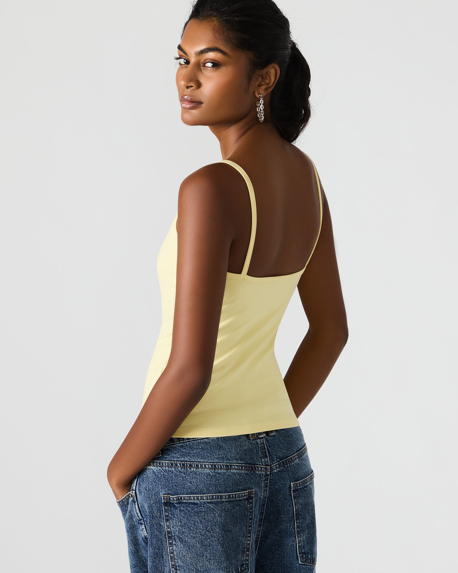 Goldie Tank Pale Yellow