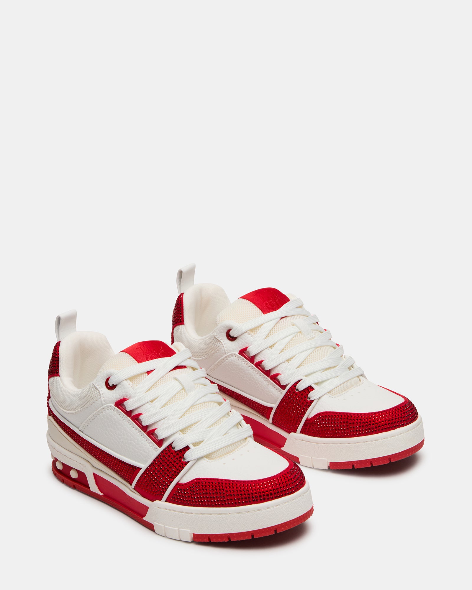 Skater Red/white Rhinestones