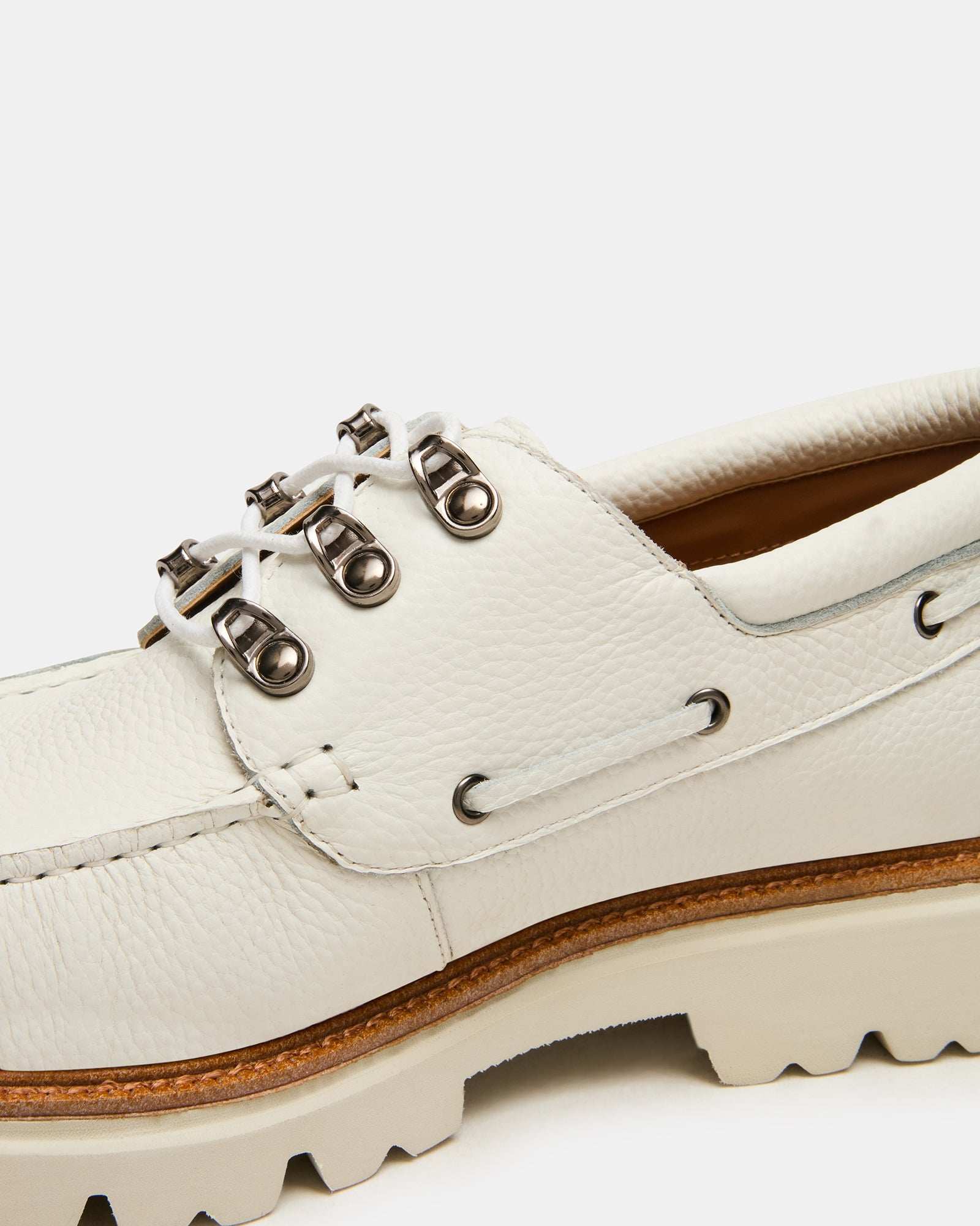 Victor White Leather