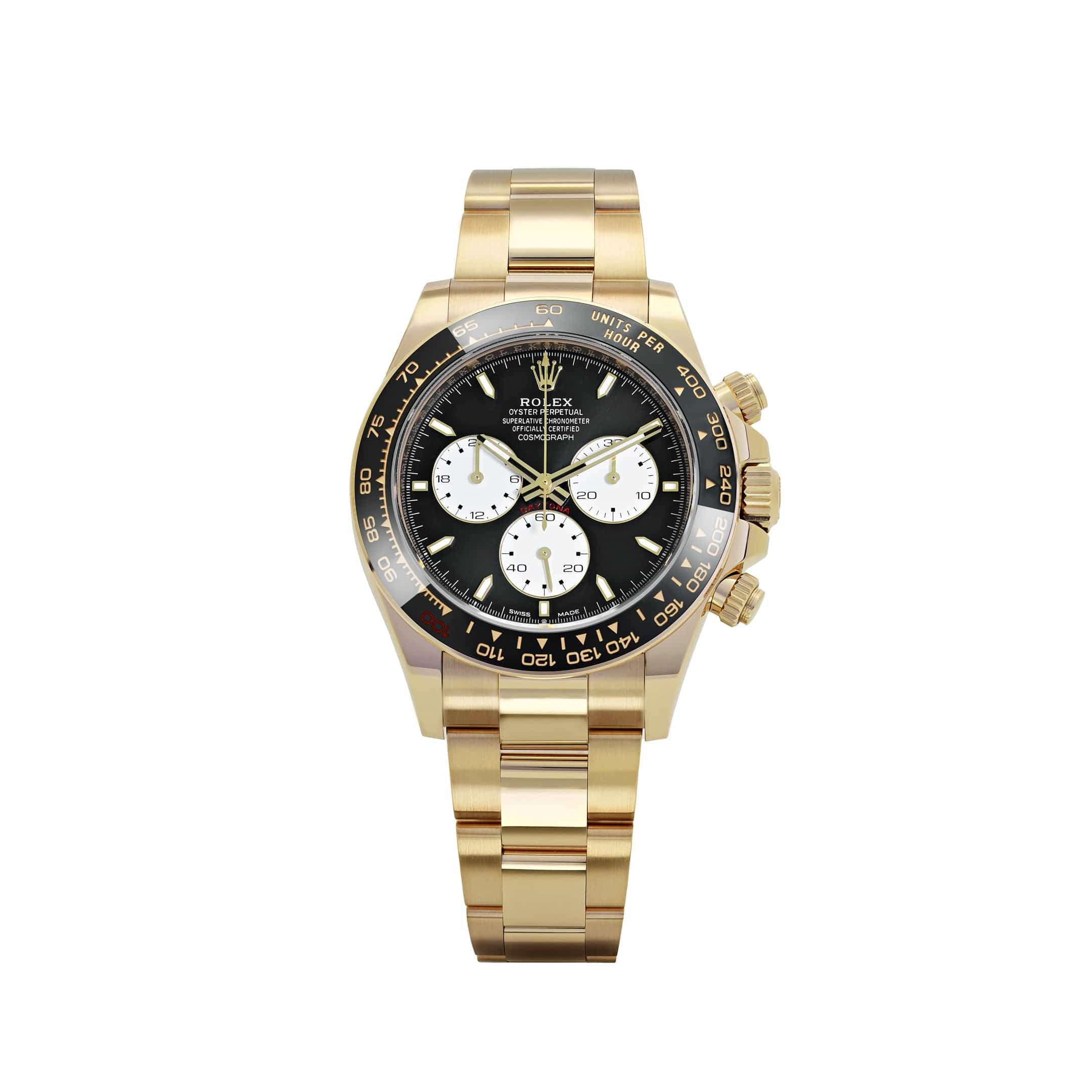 Rolex Daytona 126528LN 'Le Mans' Yellow Gold Black Dial (2024)