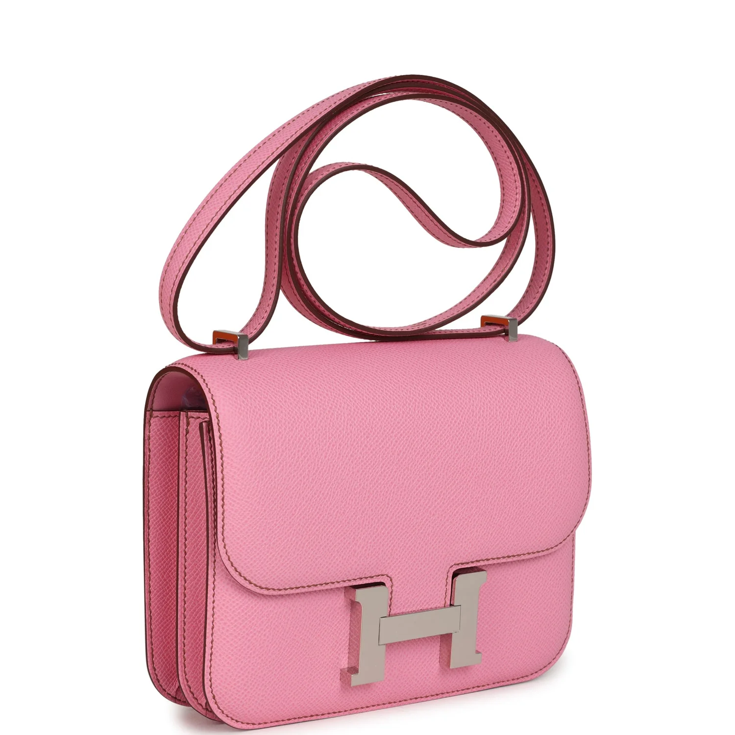 Hermes Constance 18 Bubblegum 5P Epsom Palladium Hardware