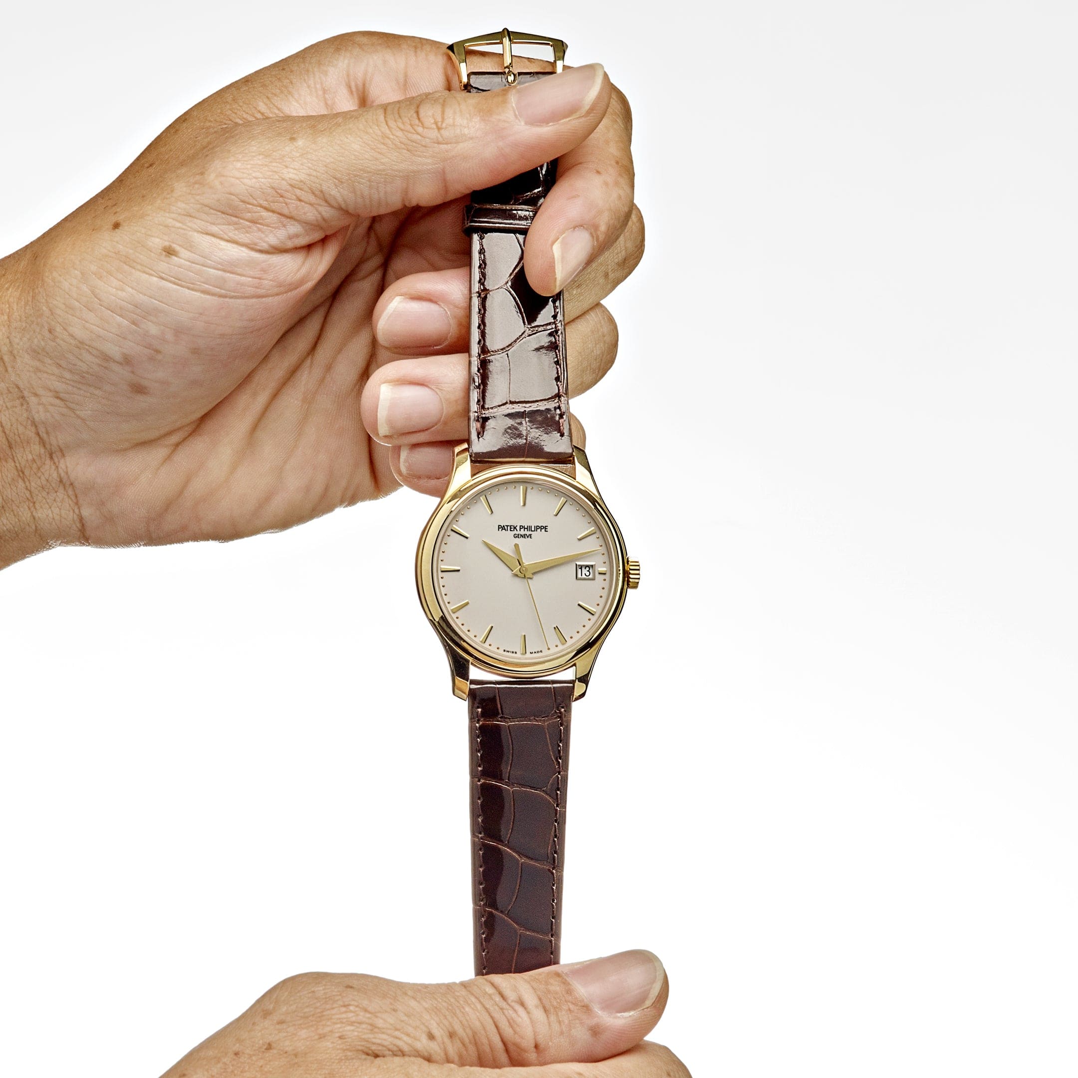 Patek Philippe Calatrava 5227J-001 Yellow Gold Lacquered Ivory Dial