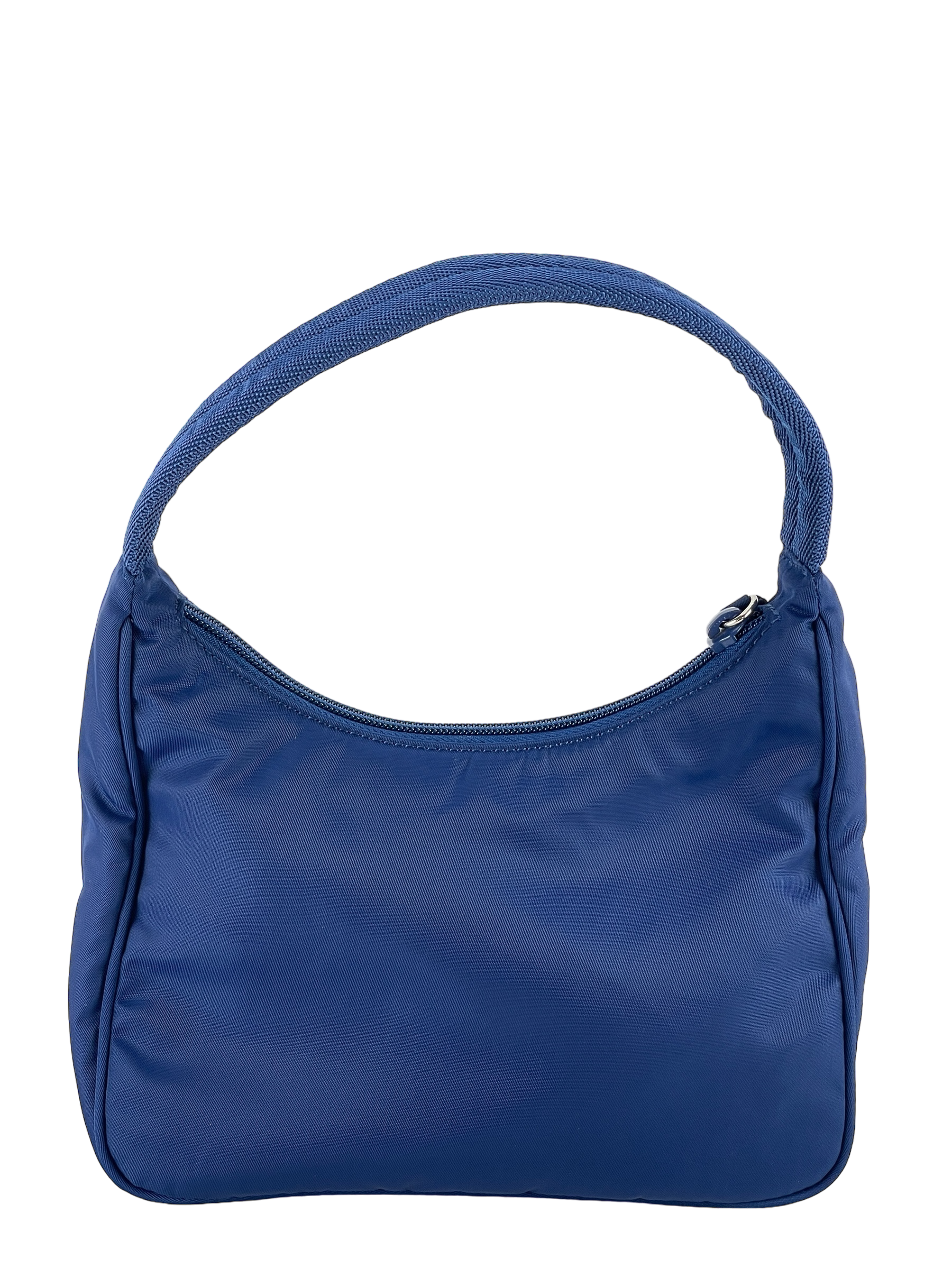 PRADA - Blue Nylon Hobo Bag