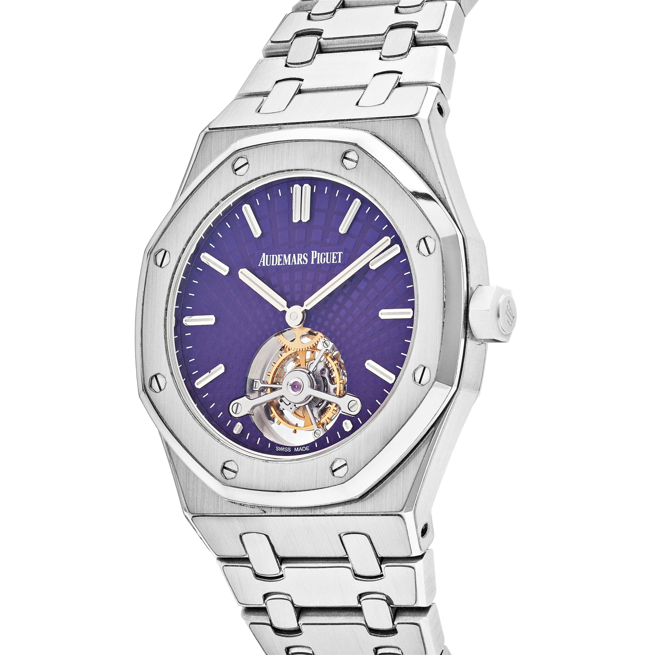 Audemars Piguet Royal Oak Tourbillon Extra Thin Purple Dial 26522ST.OO.1220ST.01