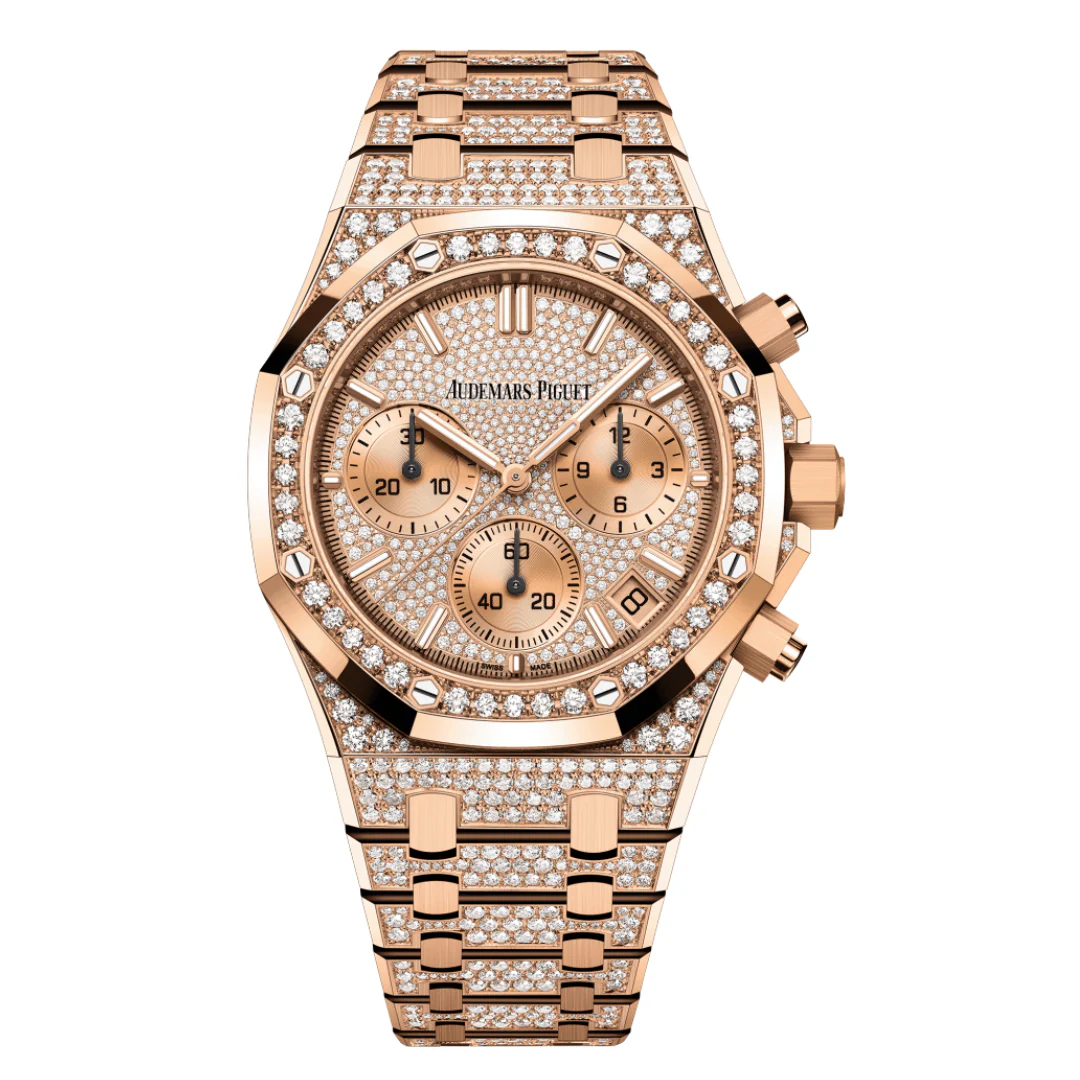 Audemars Piguet Royal Oak Selfwinding Chronograph Rose Gold Diamond Set 26242OR.ZZ.1322OR.02