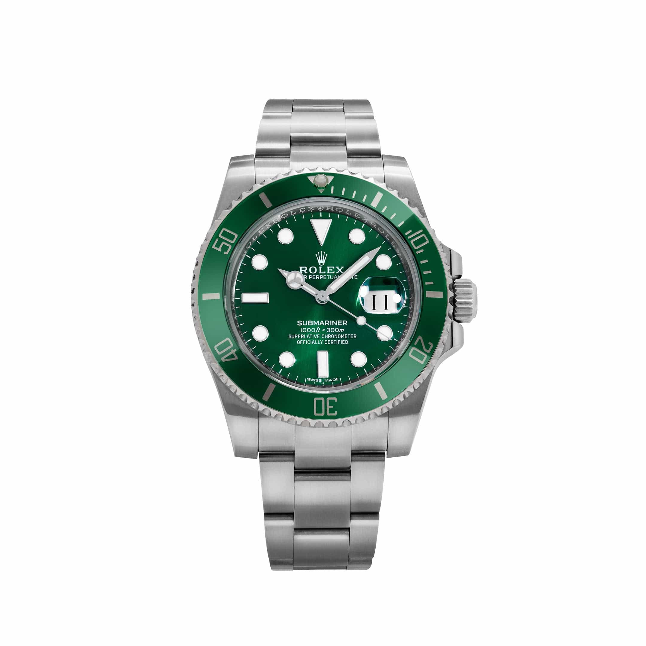 Rolex Submariner Date 116610LV 'Hulk' Stainless Steel Green Dial (2017)