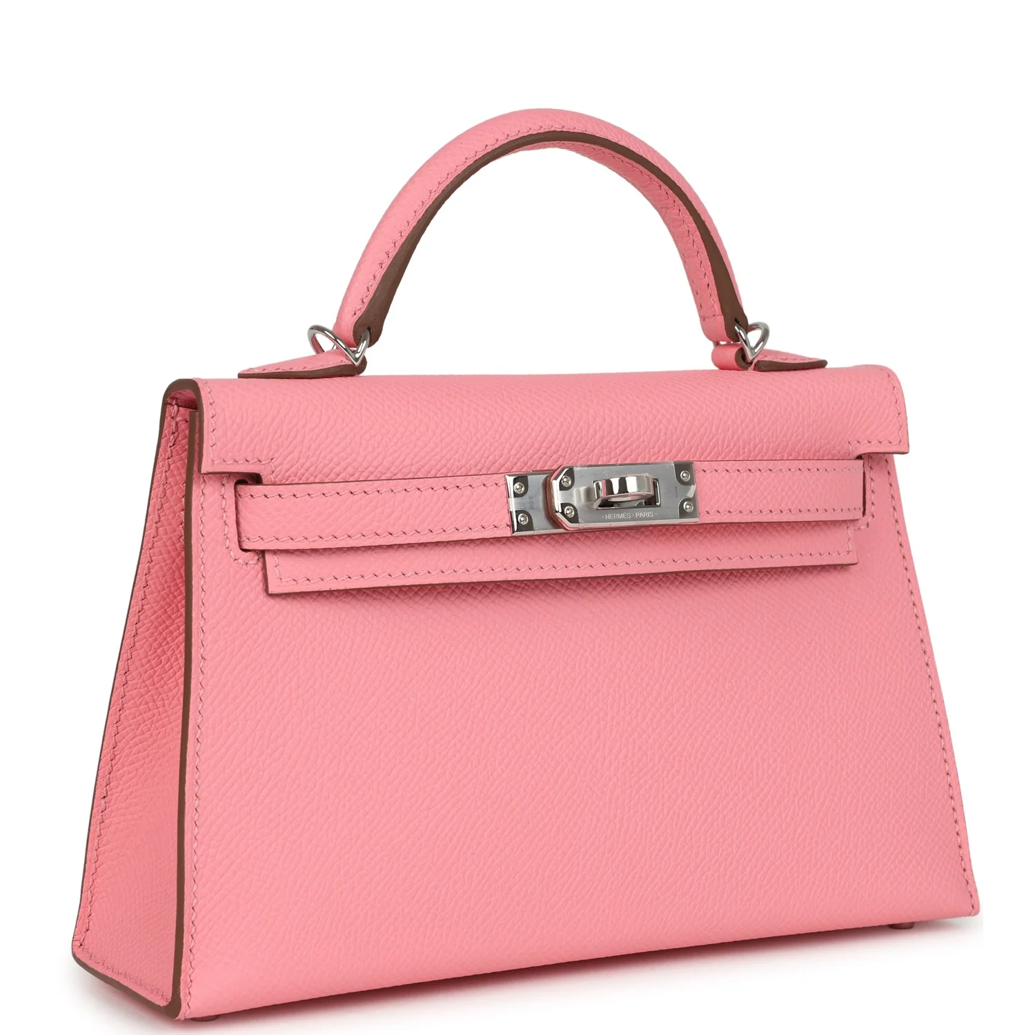 Hermes Kelly Sellier 20 Rose Confetti Epsom Palladium Hardware