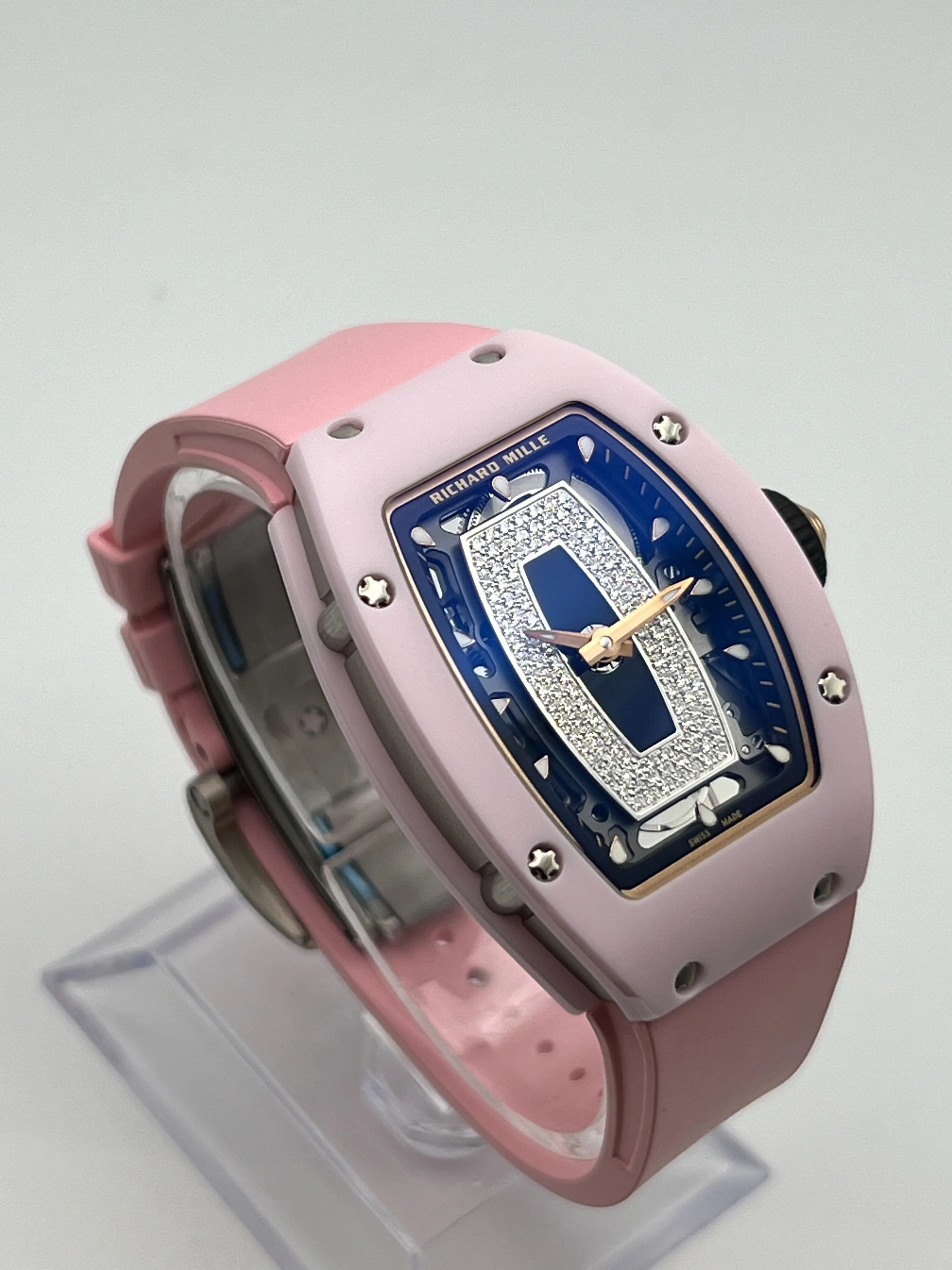 Richard Mille RM 07-01 'Ladies' Pink Ceramic & White Gold