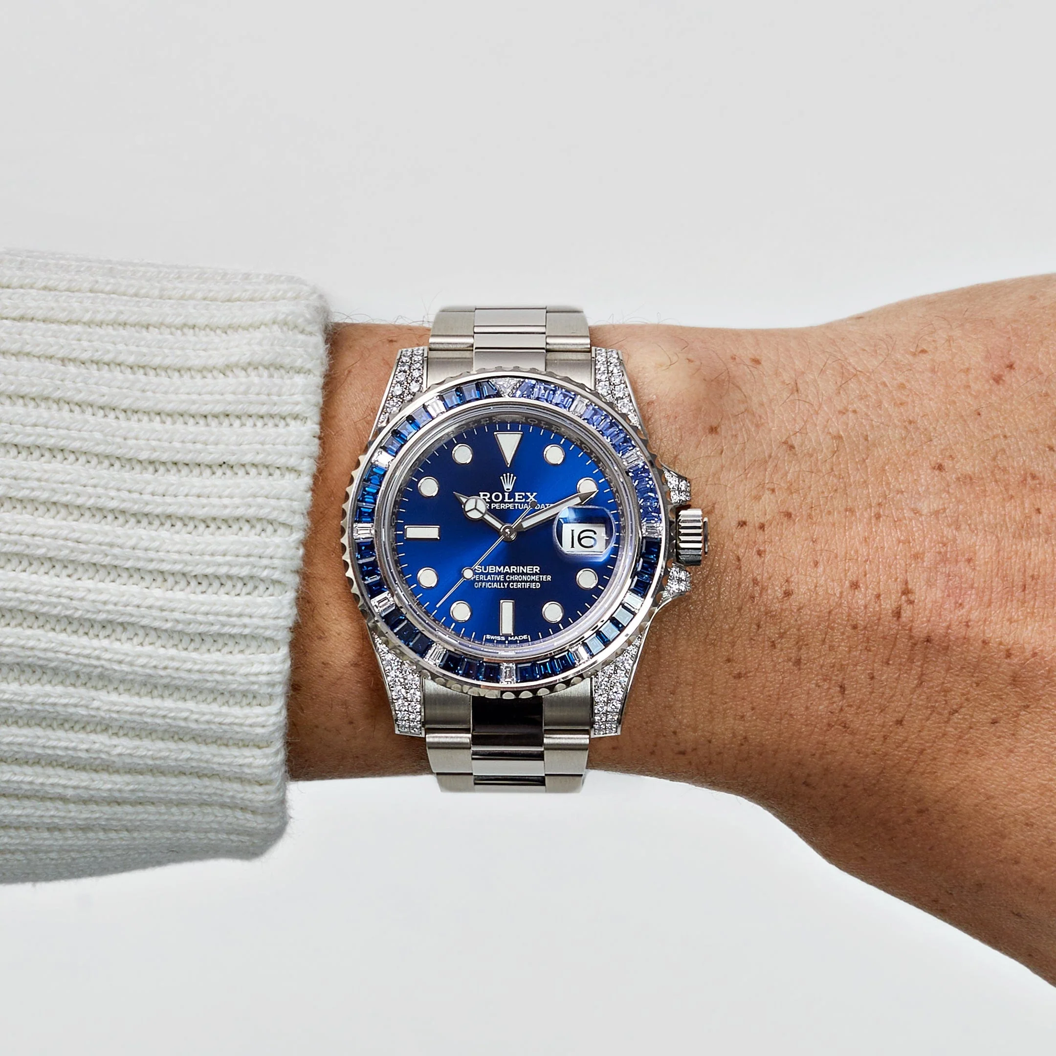 Rolex Submariner Date 116659SABR White Gold Blue Dial Sapphire Diamond Bezel (2022)