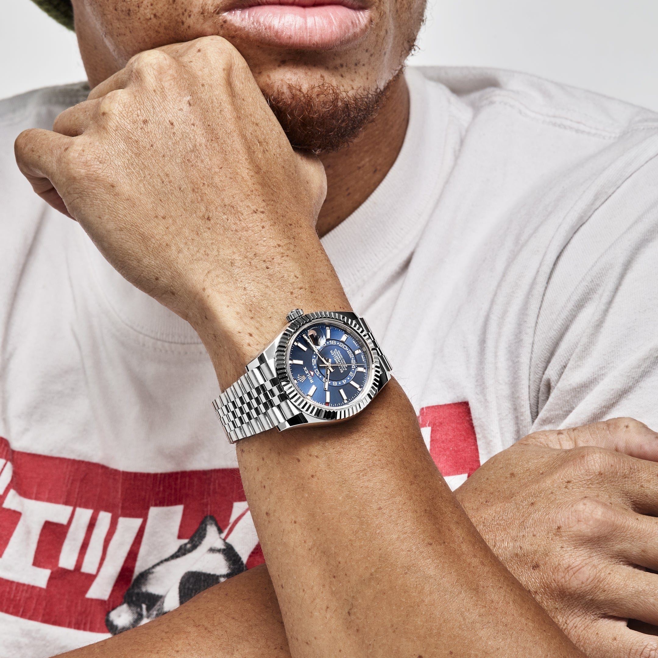 Rolex Sky-Dweller 326934 Stainless Steel Blue Dial Jubilee