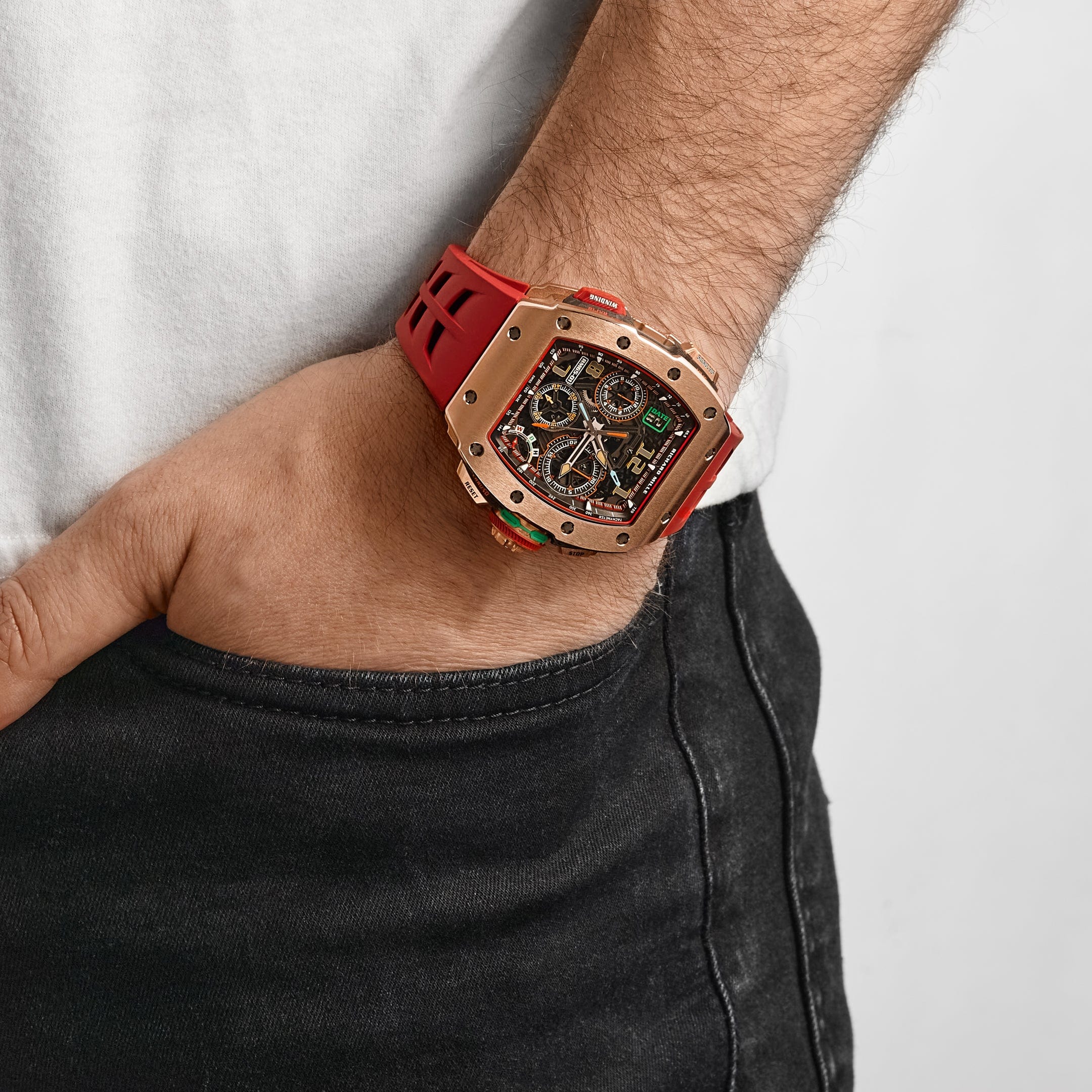 Richard Mille RM 65-01 Automatic Chronograph Full Rose Gold