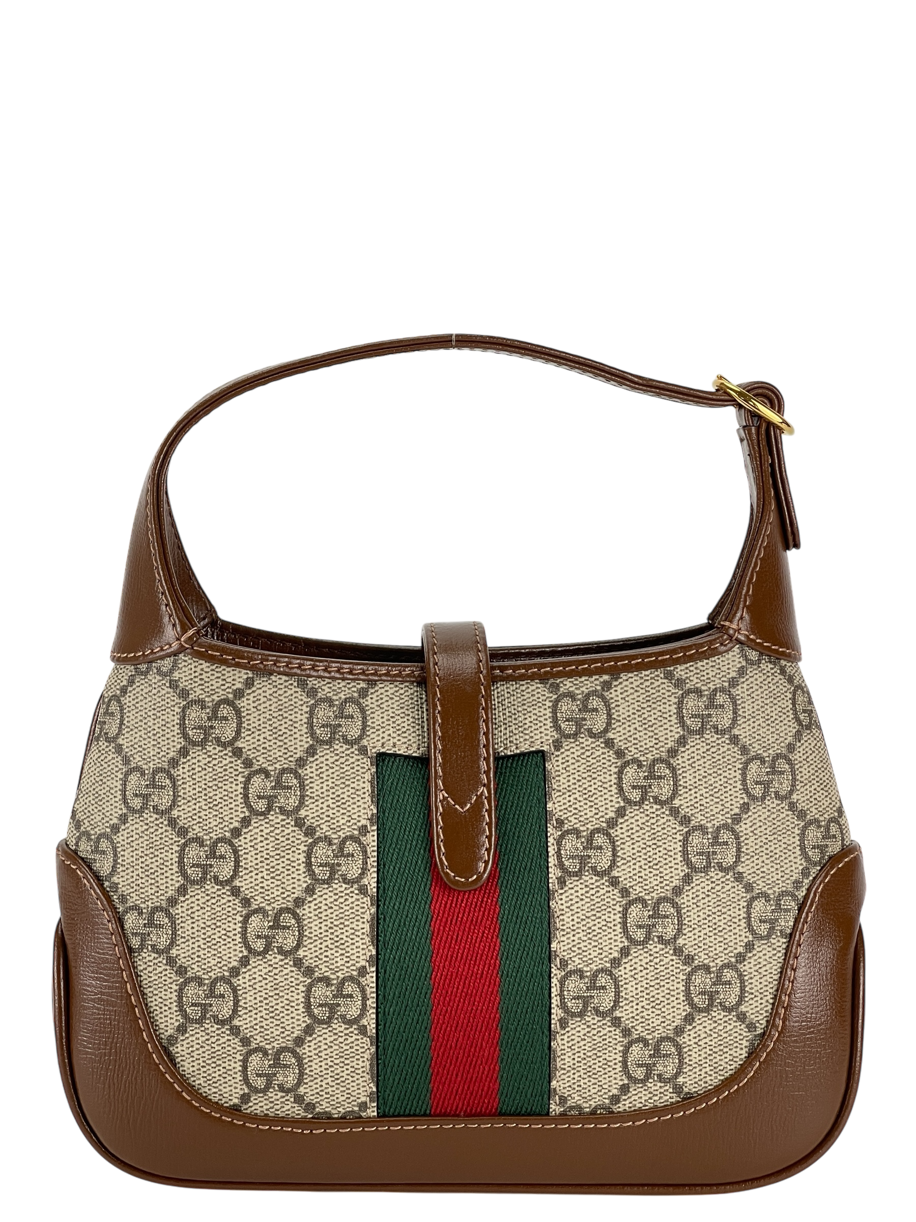 GUCCI - Jackie 1961 leather Canvas Shoulder bag