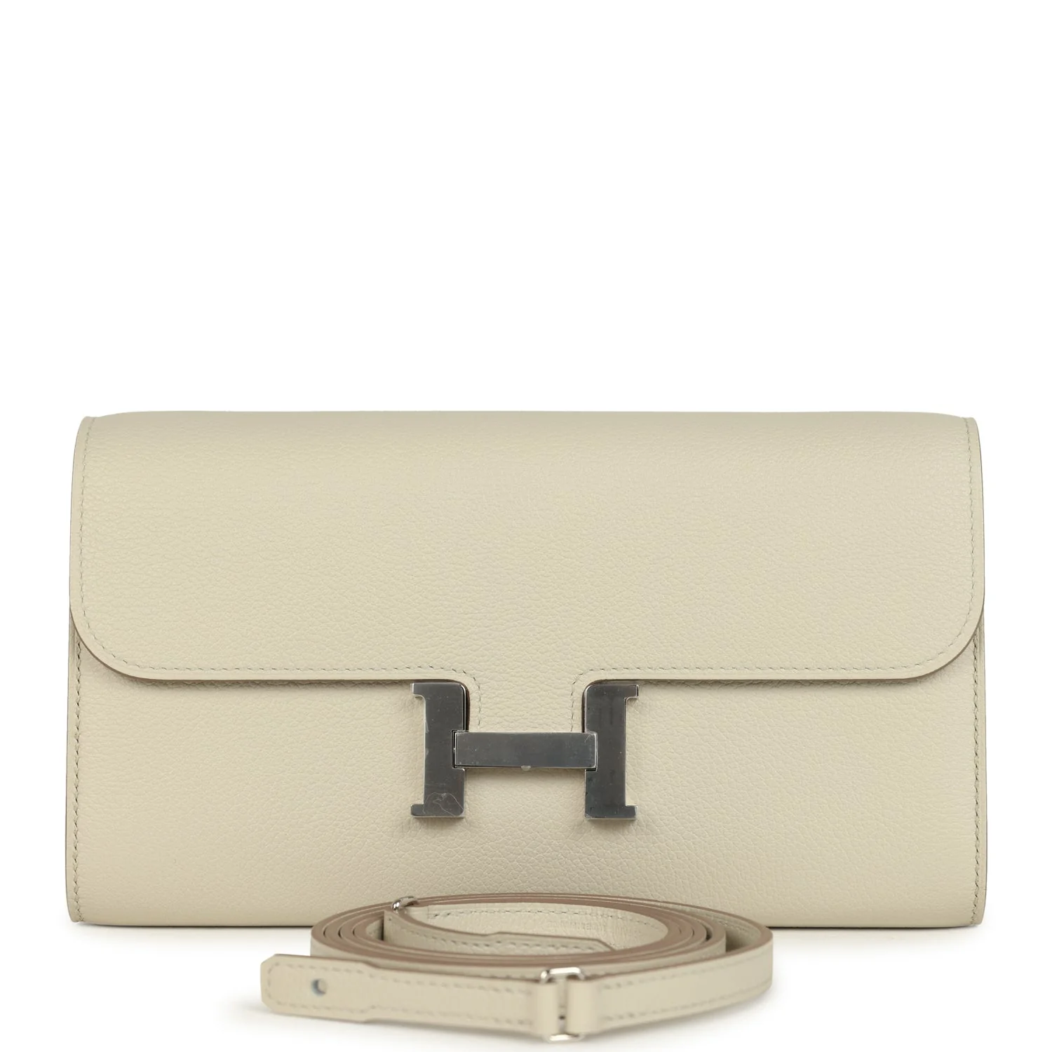 Hermes Constance To Go Wallet Beton Evercolor Palladium Hardware