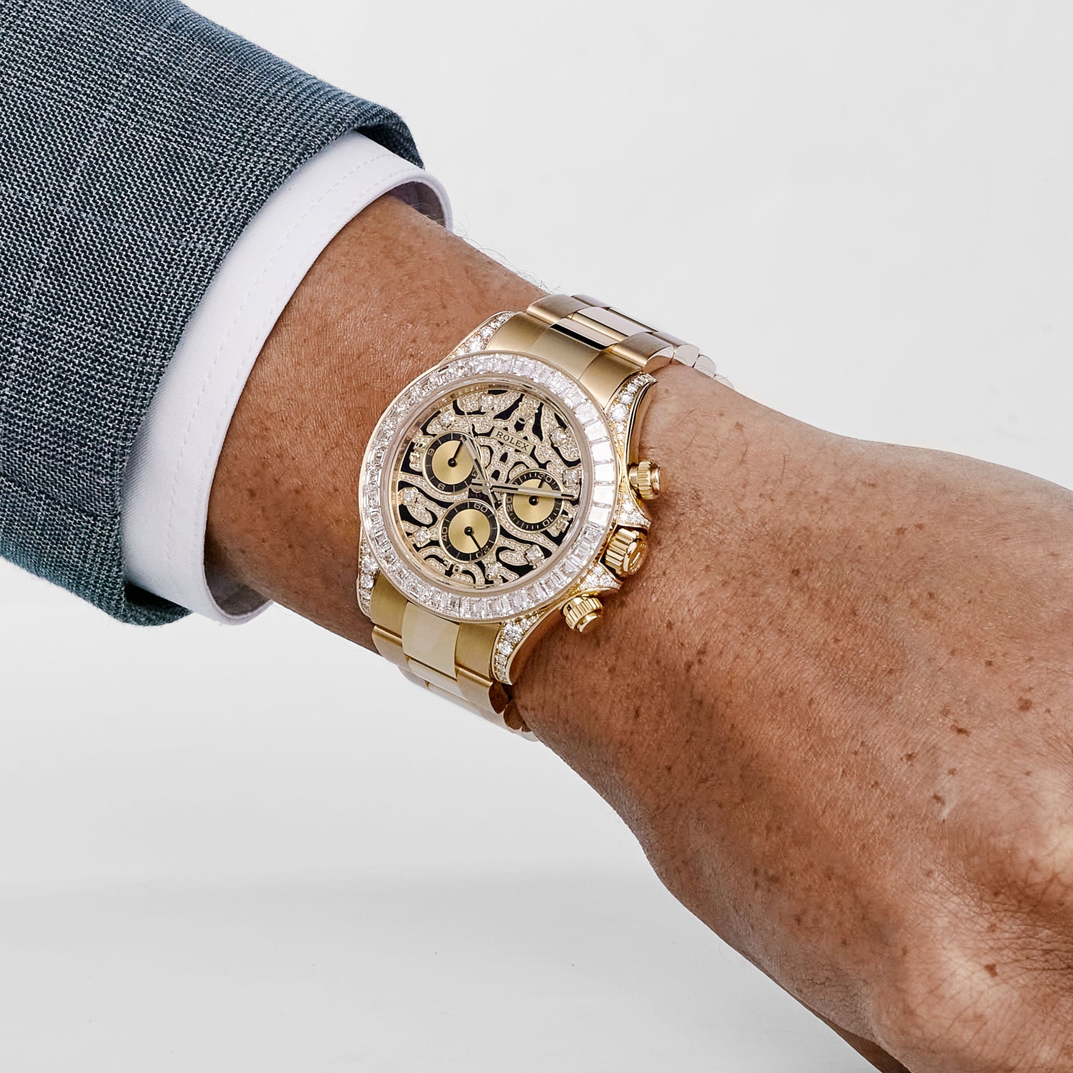 Rolex Daytona 'Eye of the Tiger' 116598TBR Yellow Gold Diamond Accents (2024)
