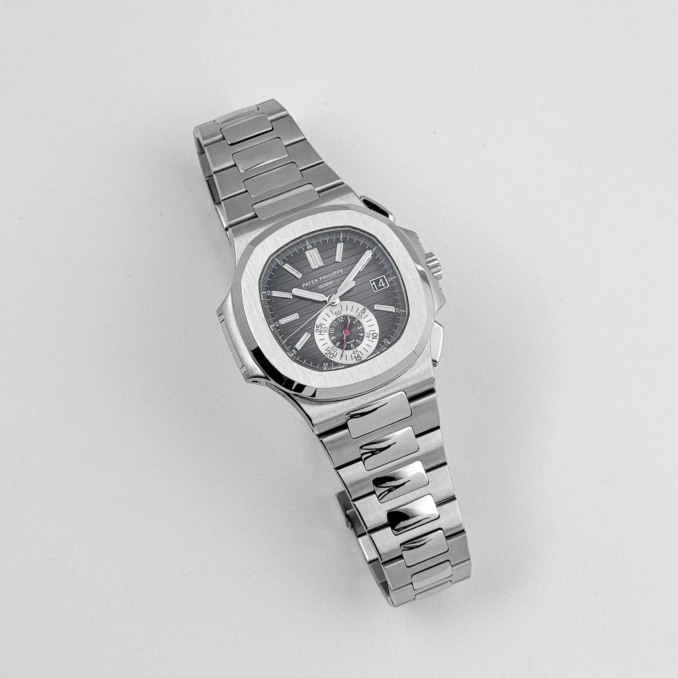 Patek Philippe Nautilus 5980/1A-014 Chronograph Stainless Steel Grey Dial (2013)