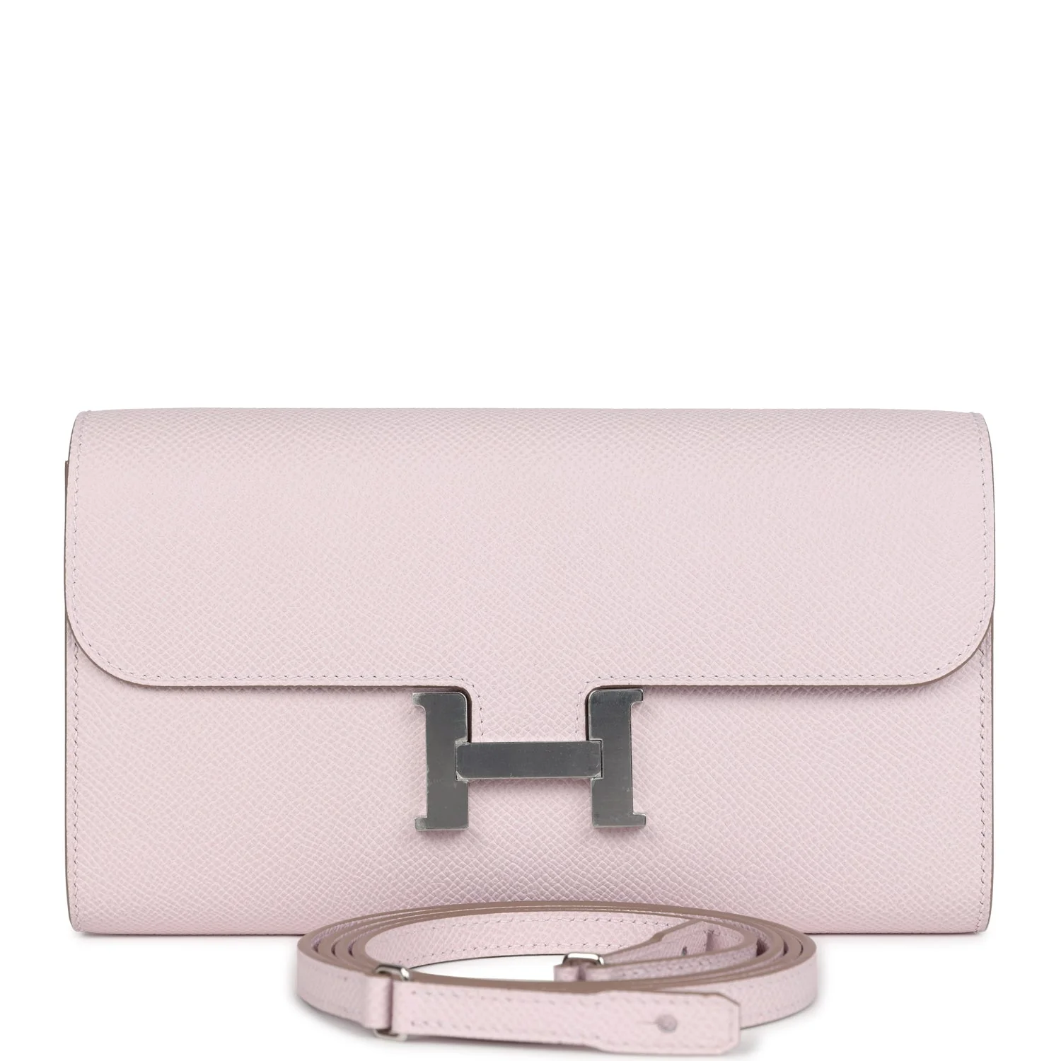 Hermes Constance Wallet To Go Mauve Pale Epsom Palladium Hardware