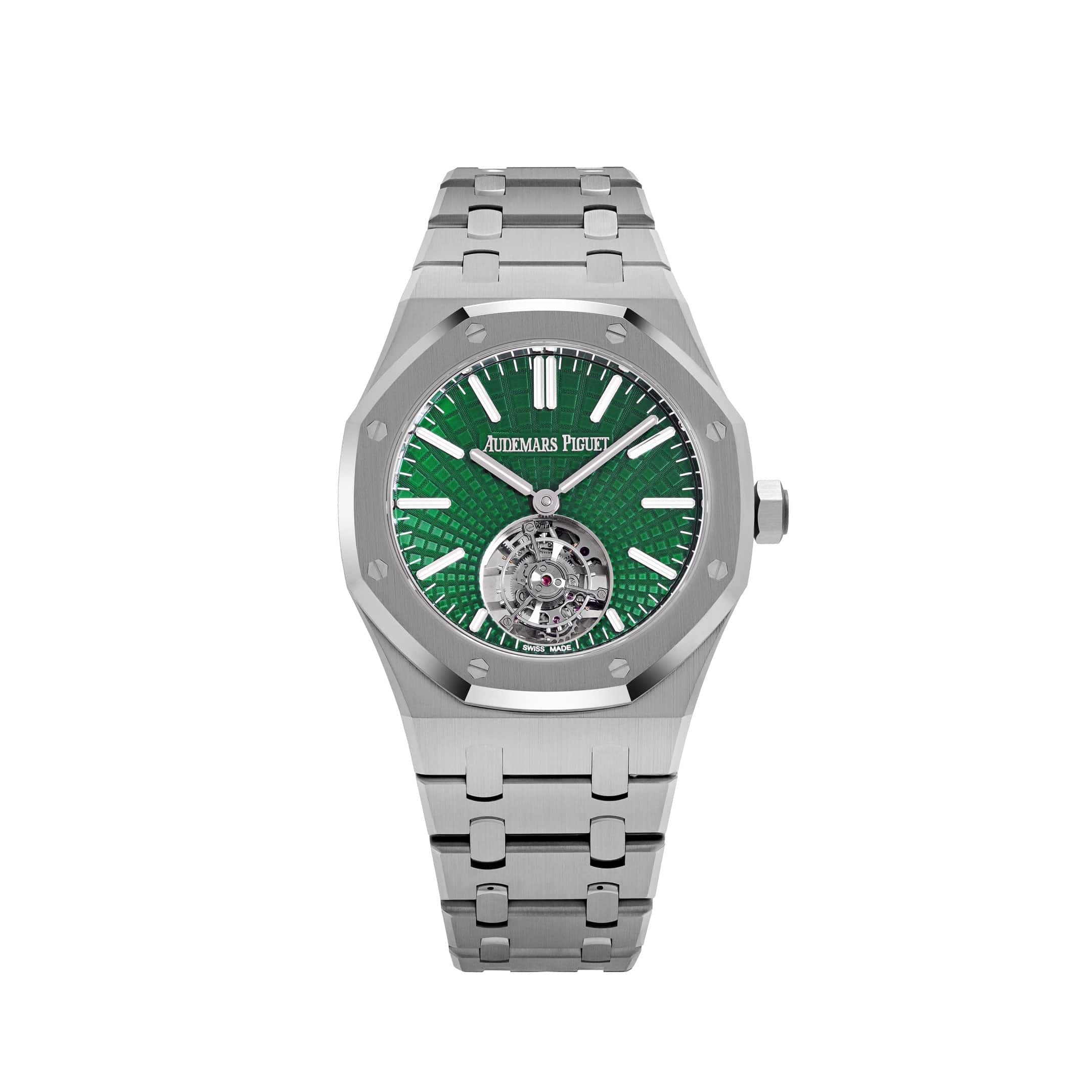 Audemars Piguet Royal Oak 26534TI.OO.1220TI.01 Flying Tourbillon Titanium Green Dial Limited Edition of 50 (2021)