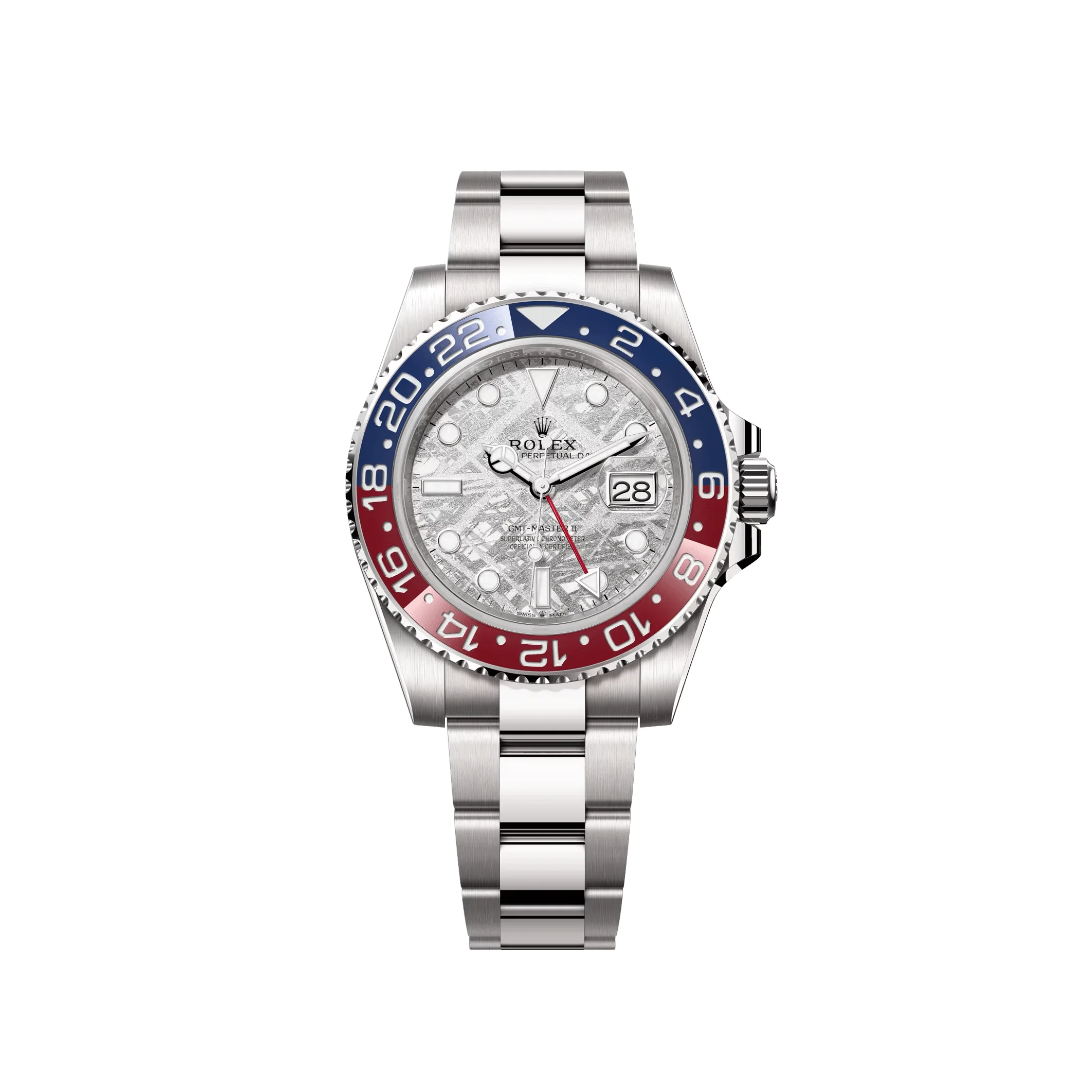 Rolex GMT-Master II 126719BLRO 'Pepsi' White Gold Meteorite Dial