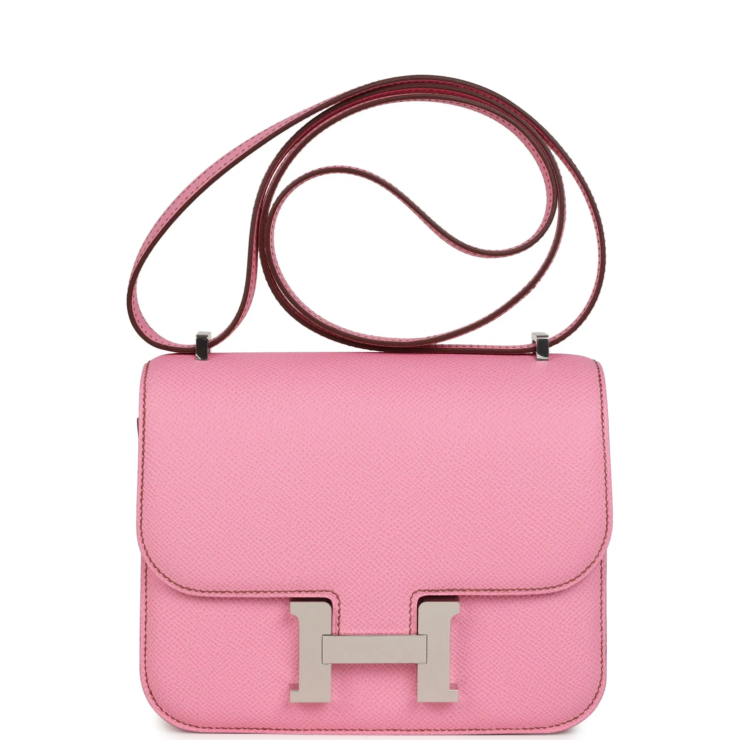 Hermes Constance 18 Bubblegum 5P Epsom Palladium Hardware