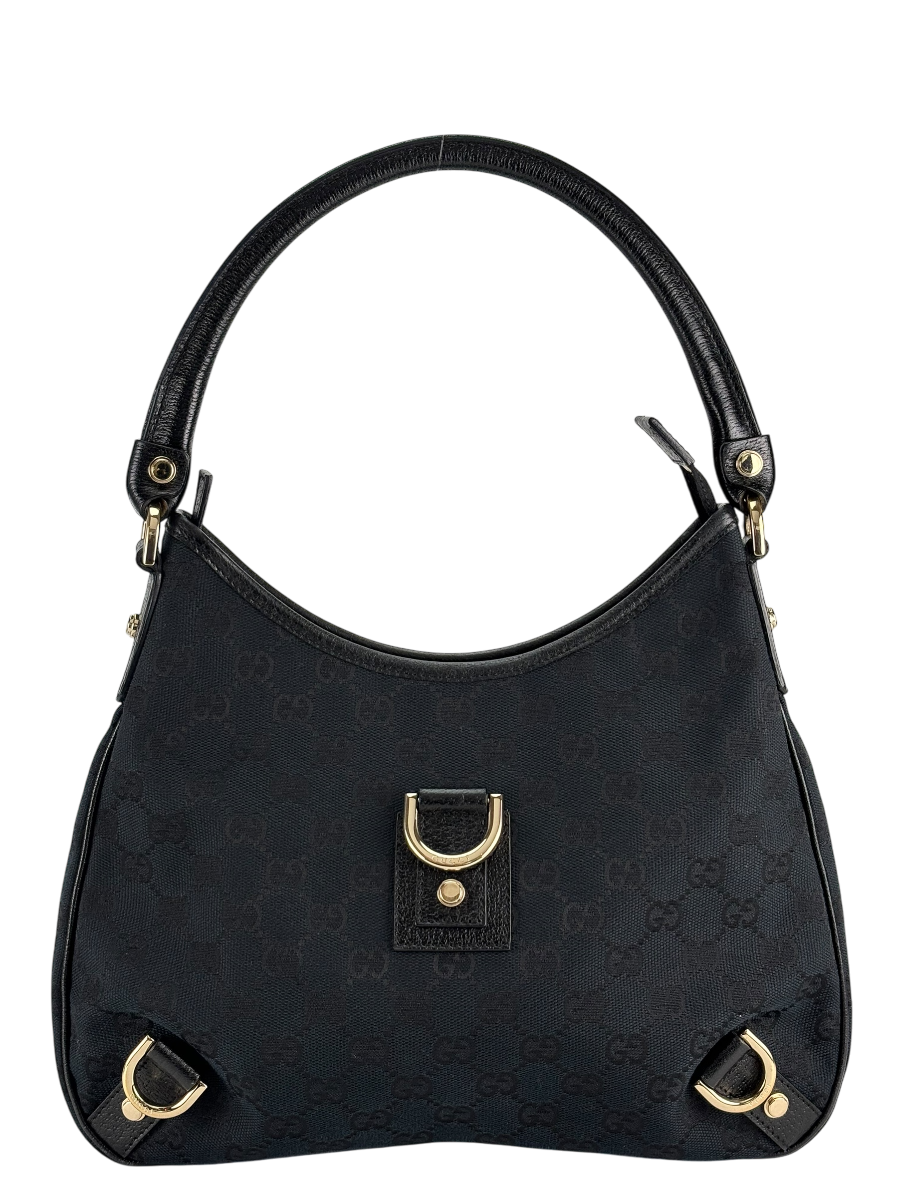 GUCCI - Black Ophidia Abbey Guccissima Semi Shoulder Bag