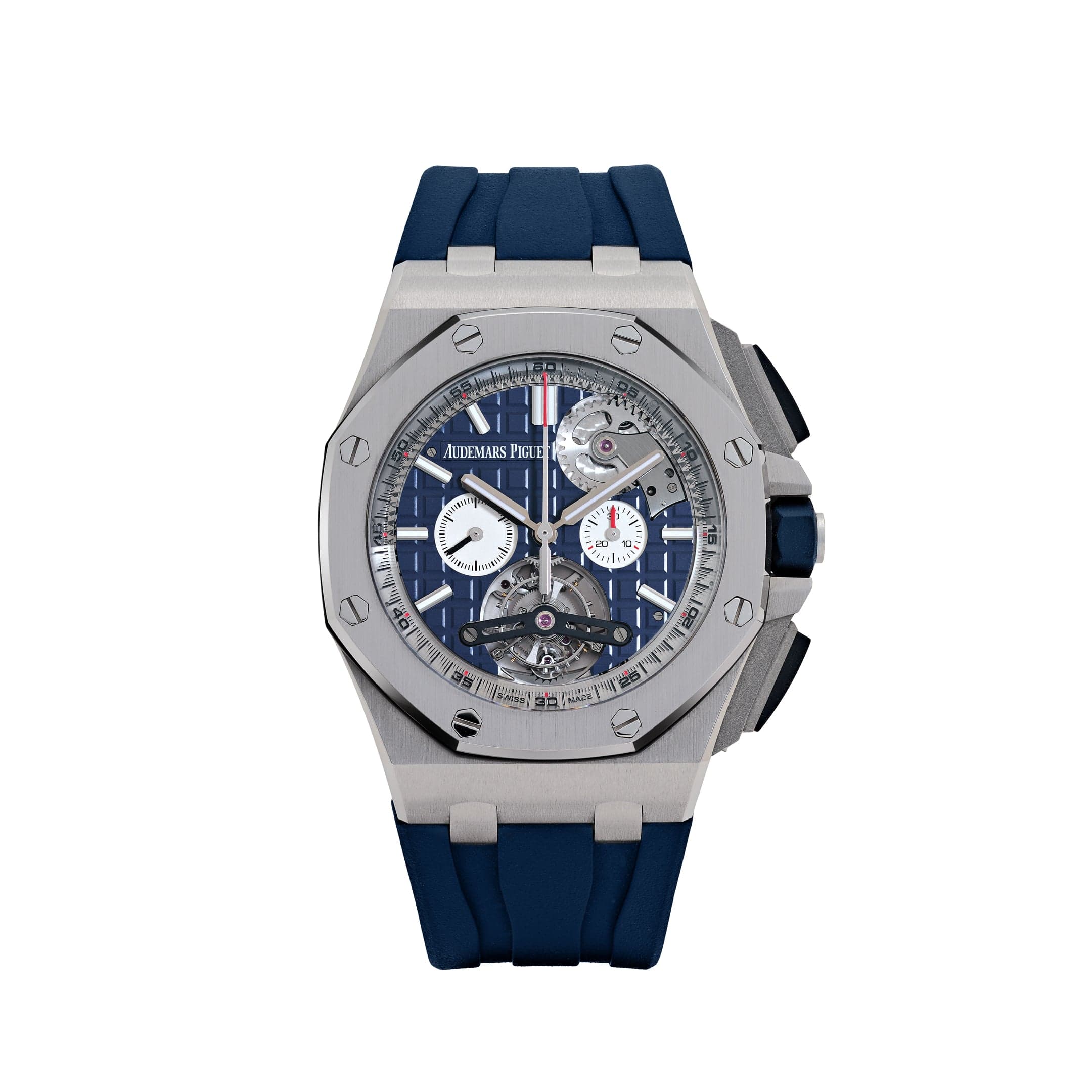 Audemars Piguet Royal Oak Offshore 26540ST.OO.A027CA.01 Tourbillon Chronograph Stainless Steel Blue Dial Limited Edition of 15 (2017)
