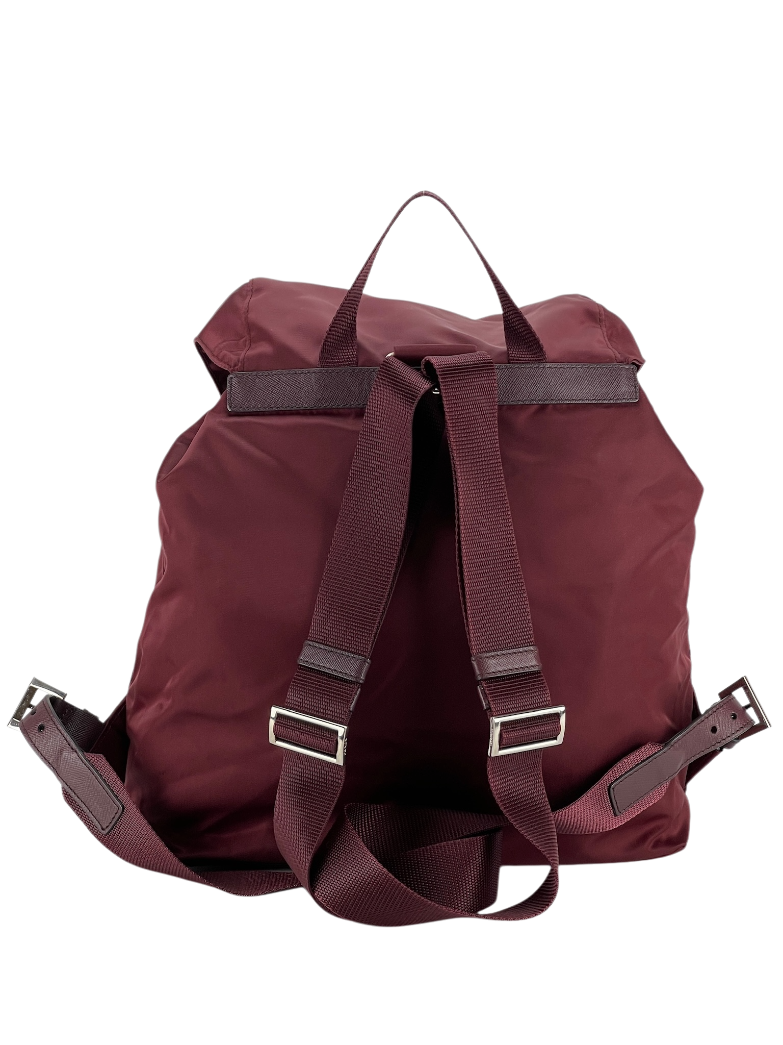 PRADA - Red Re-Nylon Backbag Medium