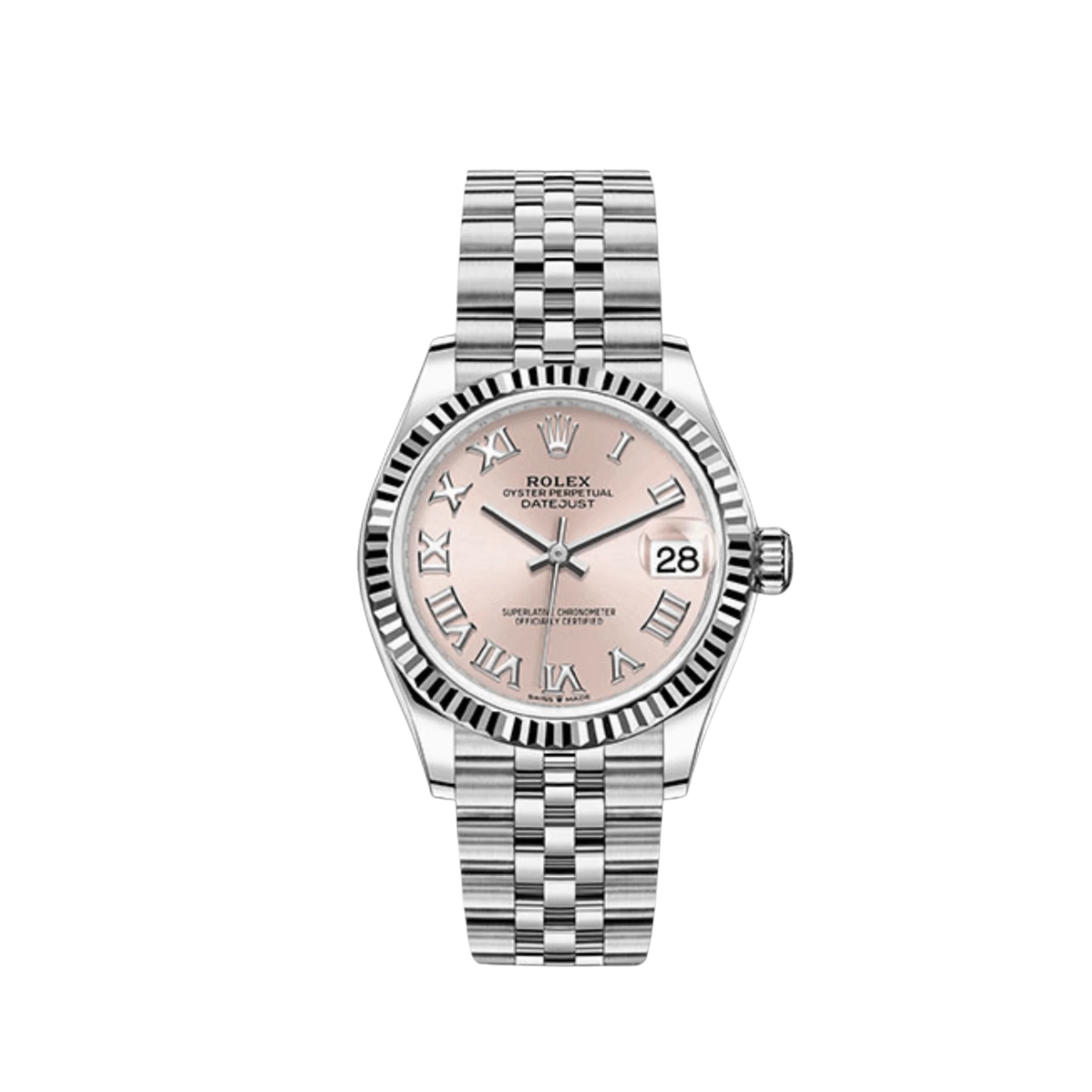 Rolex Datejust 31 278274 'Ladies' Stainless Steel Pink Dial