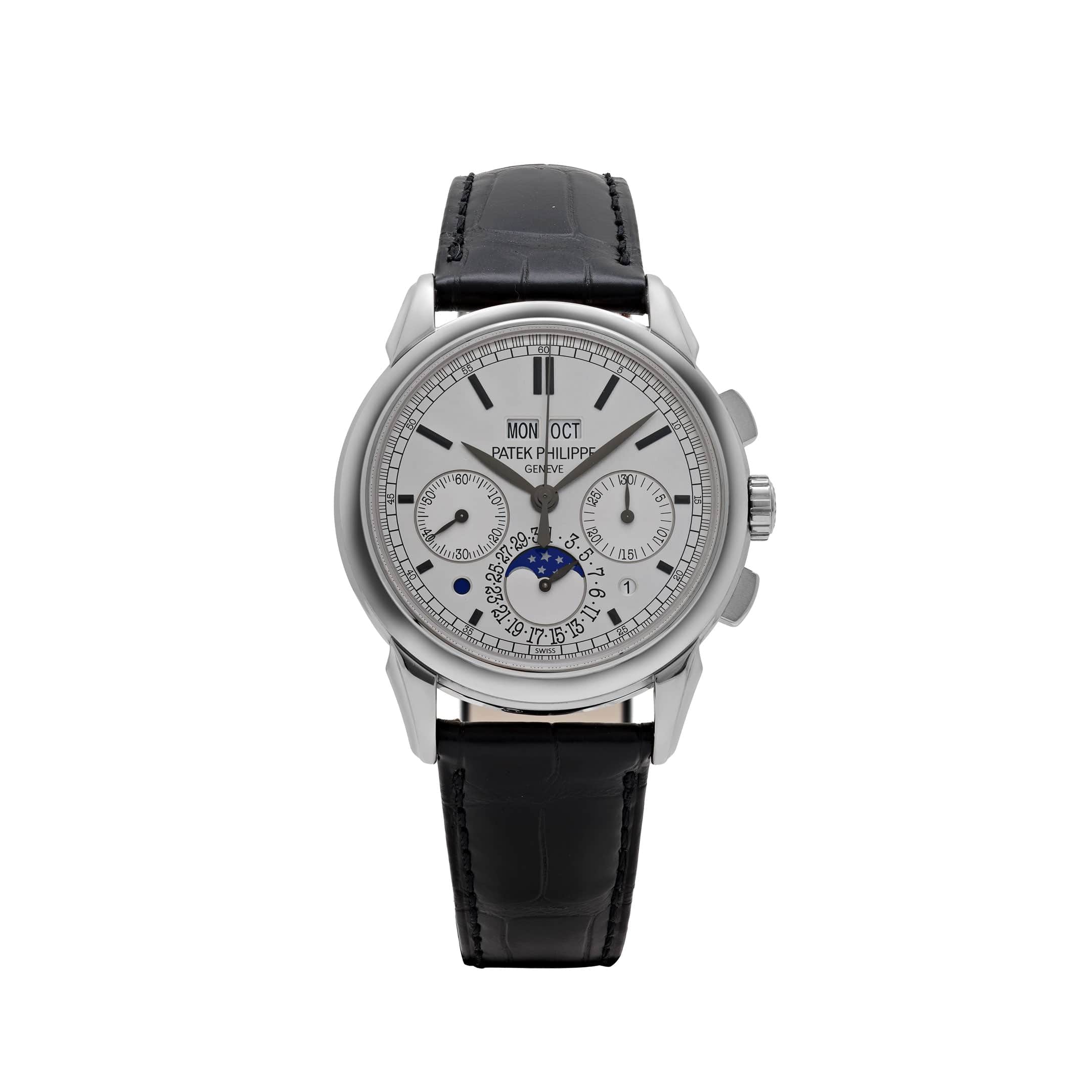 Patek Philippe Grand Complications 5270G-001 Perpetual Calendar White Gold White Dial