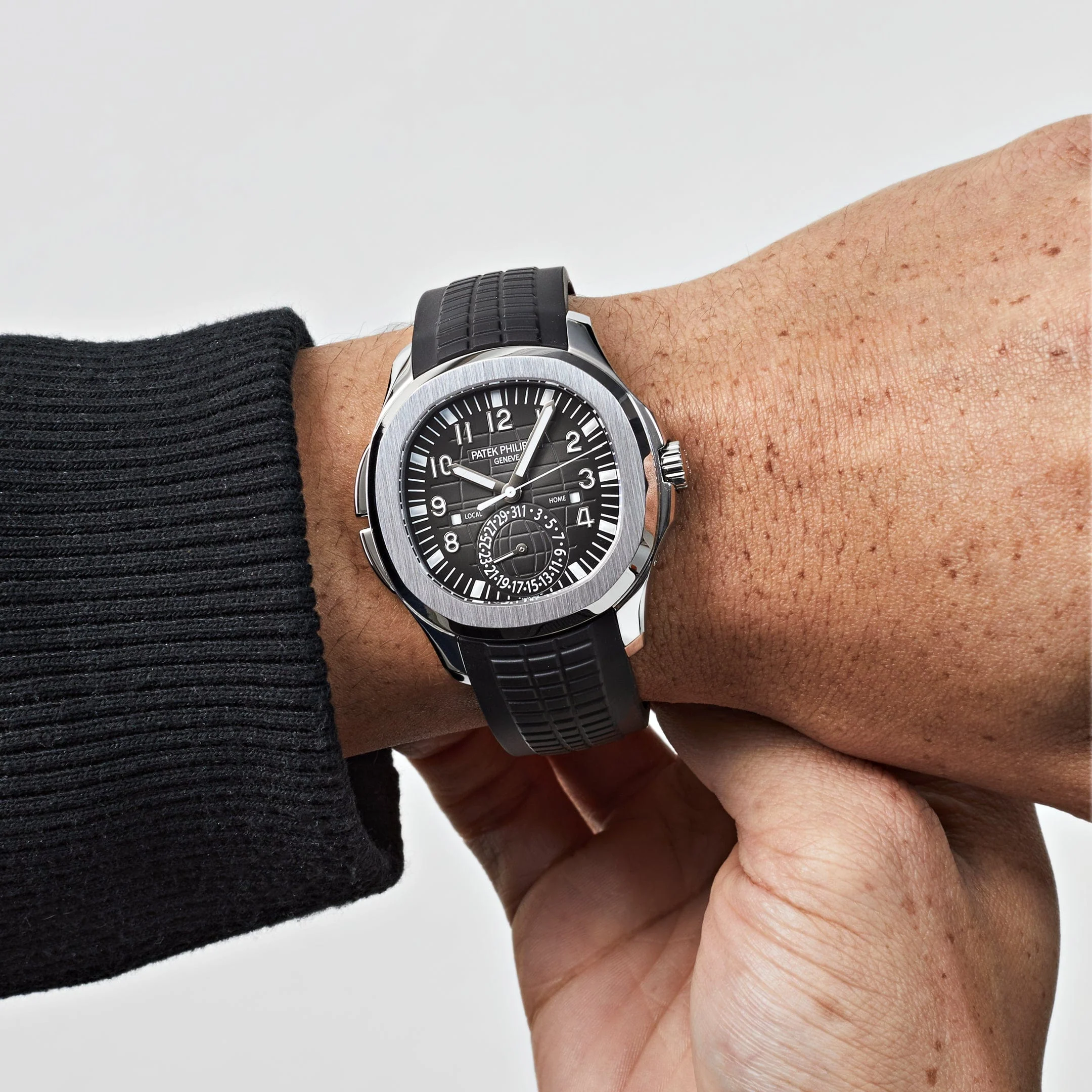 Patek Philippe Aquanaut 5164A-001 'Travel Time' Stainless Steel Black Dial (2023)