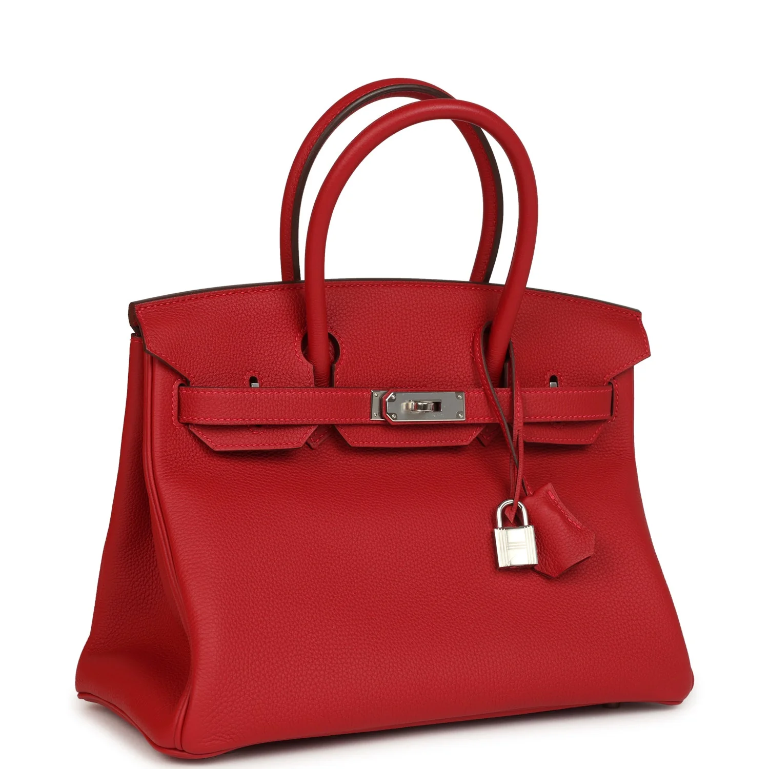 Hermes Birkin 30 Rouge Vif Togo Palladium Hardware