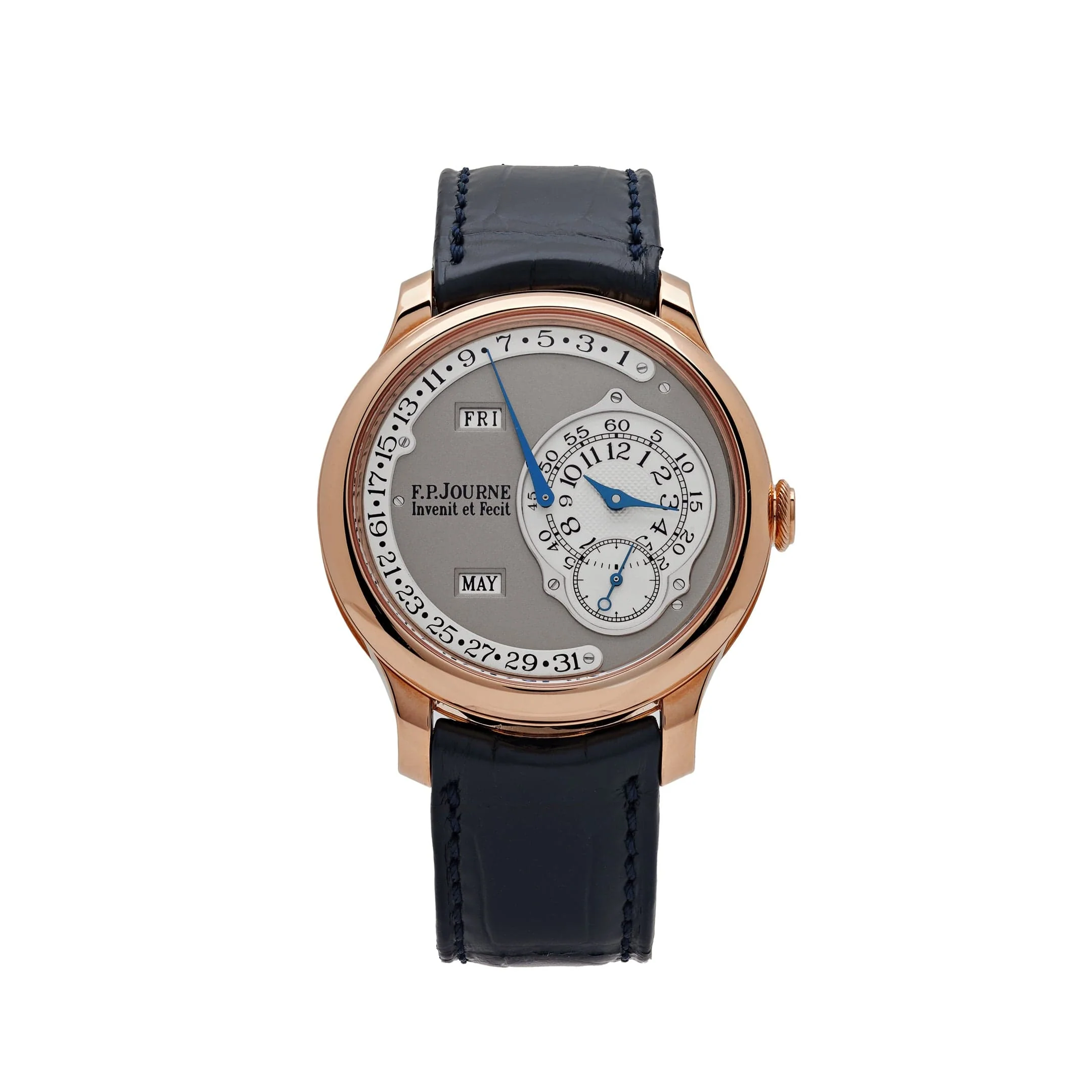 F.P.Journe Octa Calendrier Rose Gold White Gold Dial