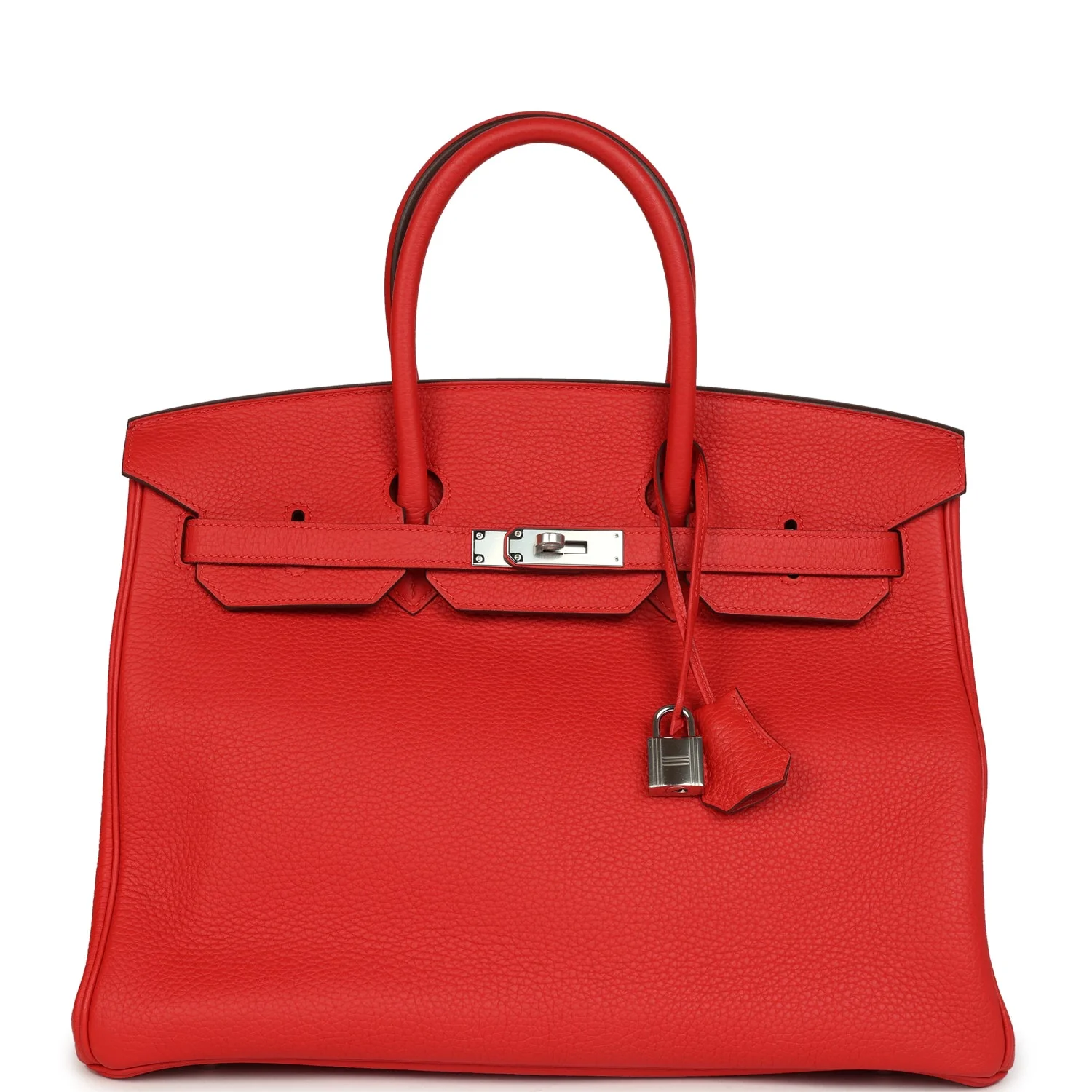 Hermes Birkin 35 Rouge Tomate Togo Palladium Hardware