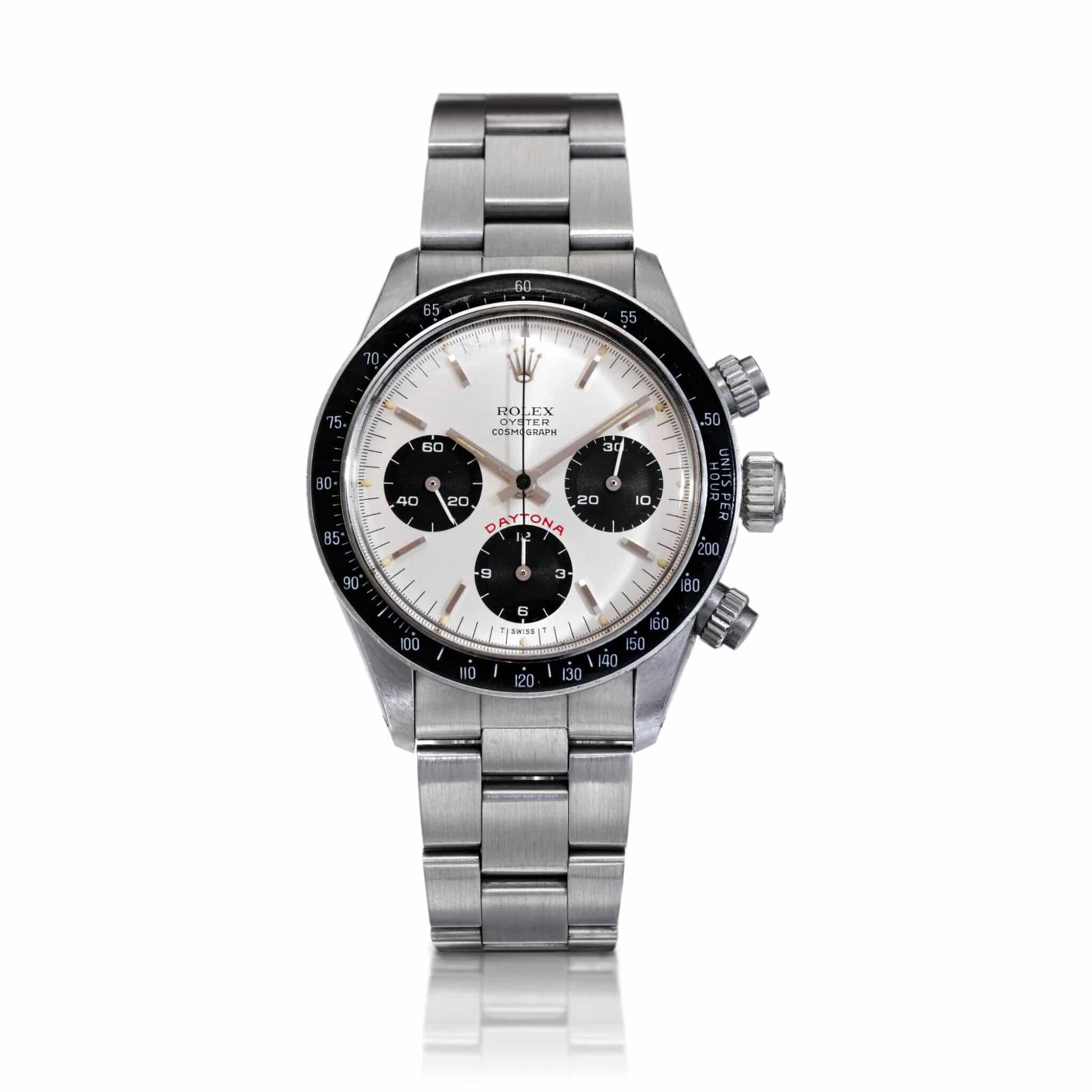 Rolex Daytona 6263 'Big Red' Stainless Steel Silver Dial