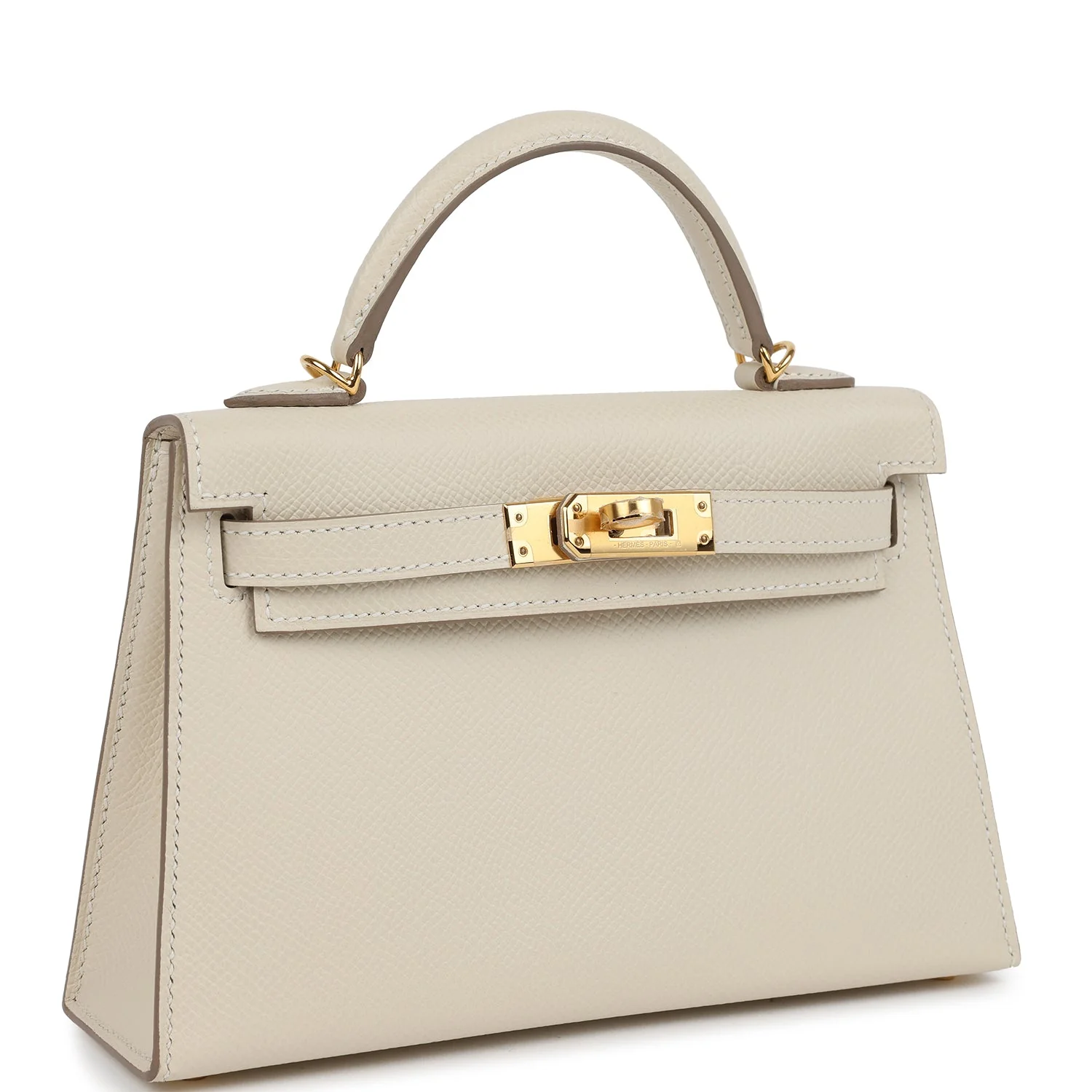 Hermes Kelly Sellier 20 Craie Epsom Gold Hardware