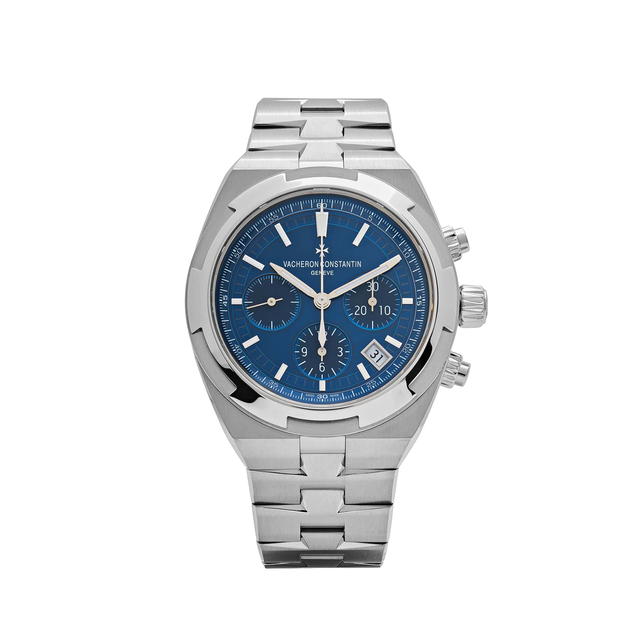 Vacheron Constantin Overseas Chronograph 5500V/110A-B148 Stainless Steel Blue Dial