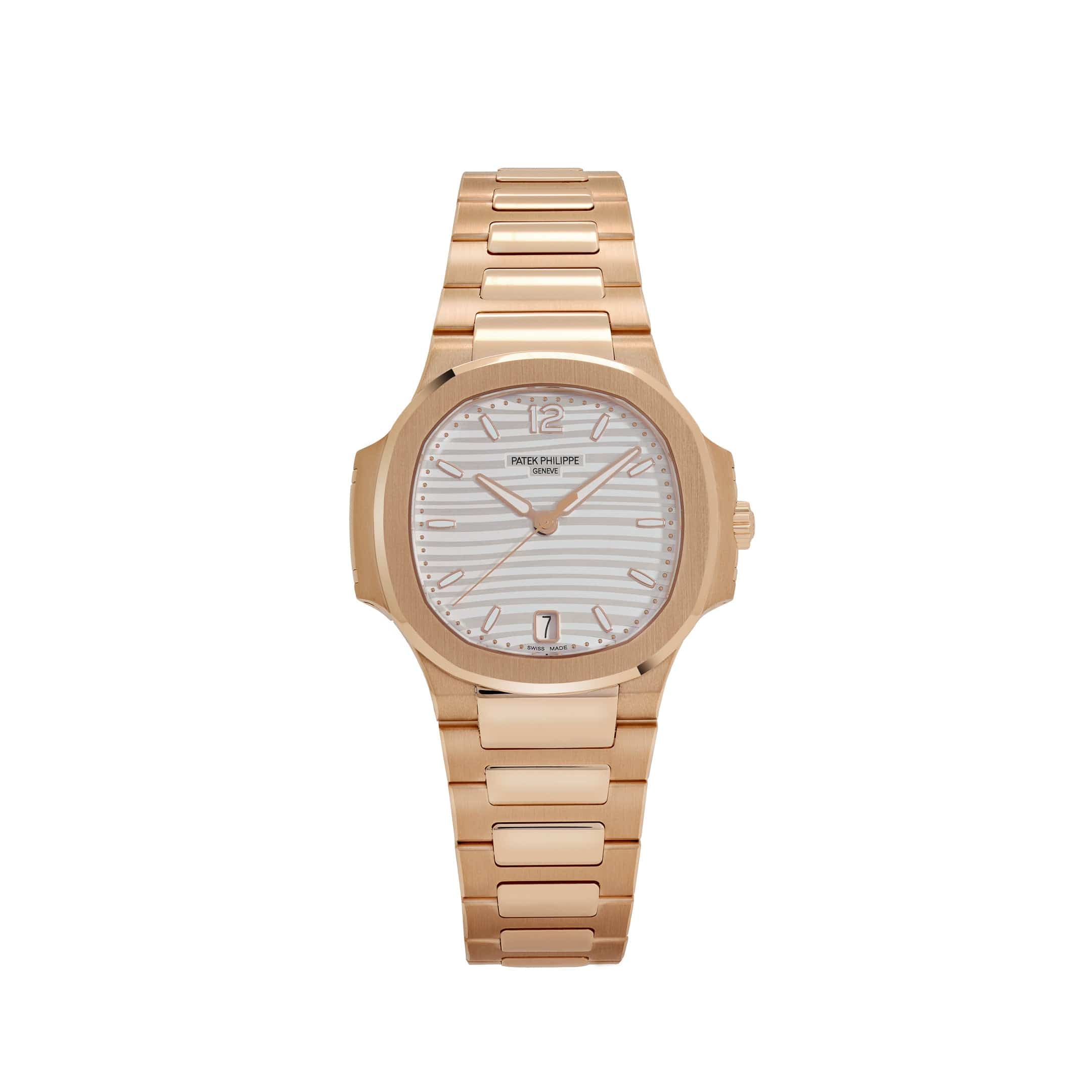 Patek Philippe Nautilus 7118/1R-001 'Ladies' Rose Gold Silvery Opaline Dial (2020)
