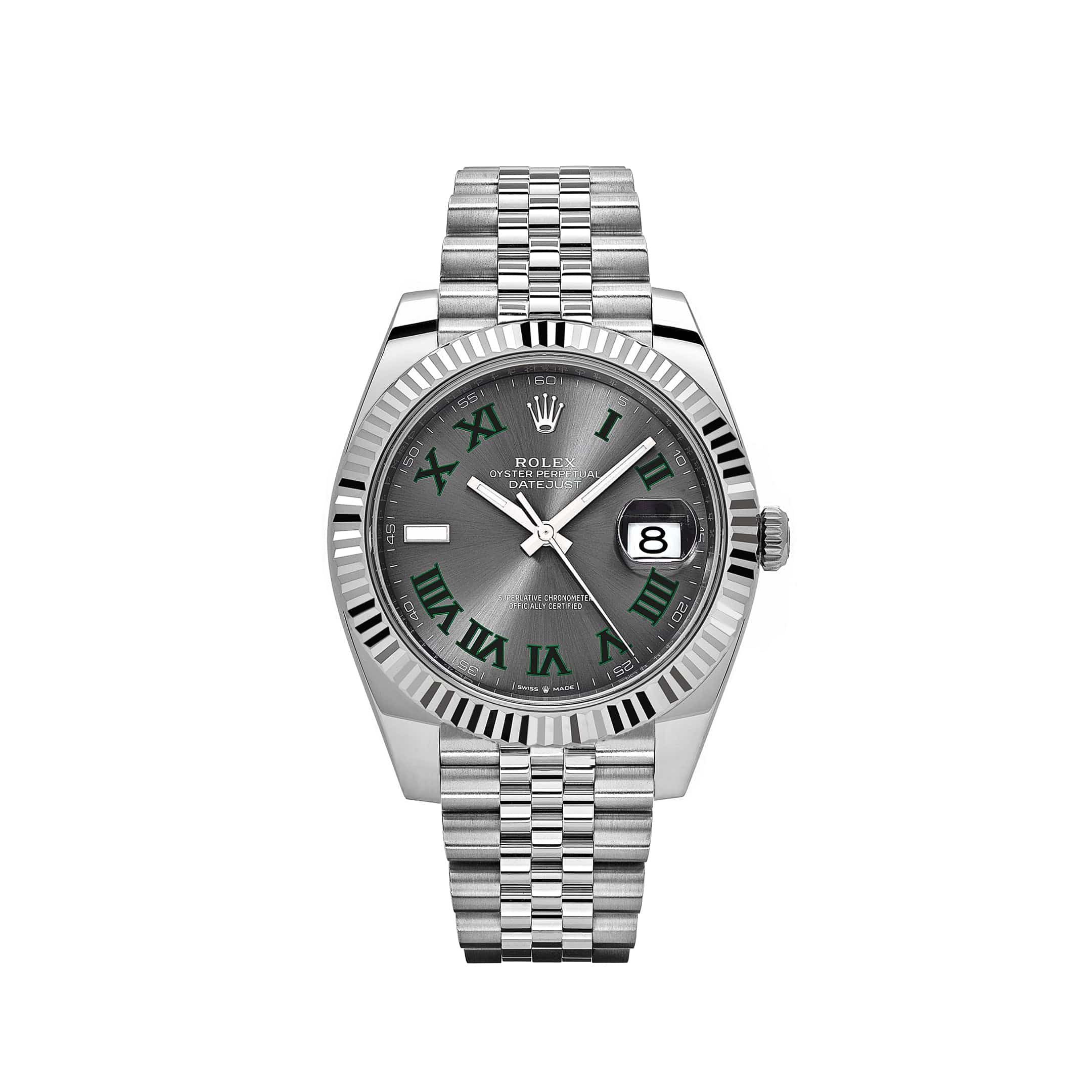Rolex Datejust 41 126334 'Wimbledon' Stainless Steel Slate Dial Jubilee (2025)