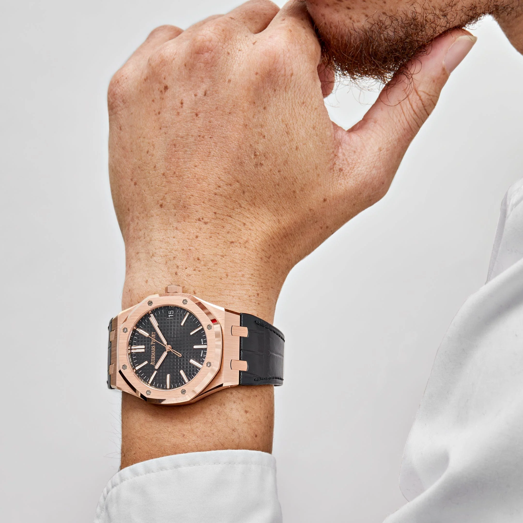 Audemars Piguet Royal Oak 15510OR.OO.D002CR.02 Rose Gold Black Dial (2025)