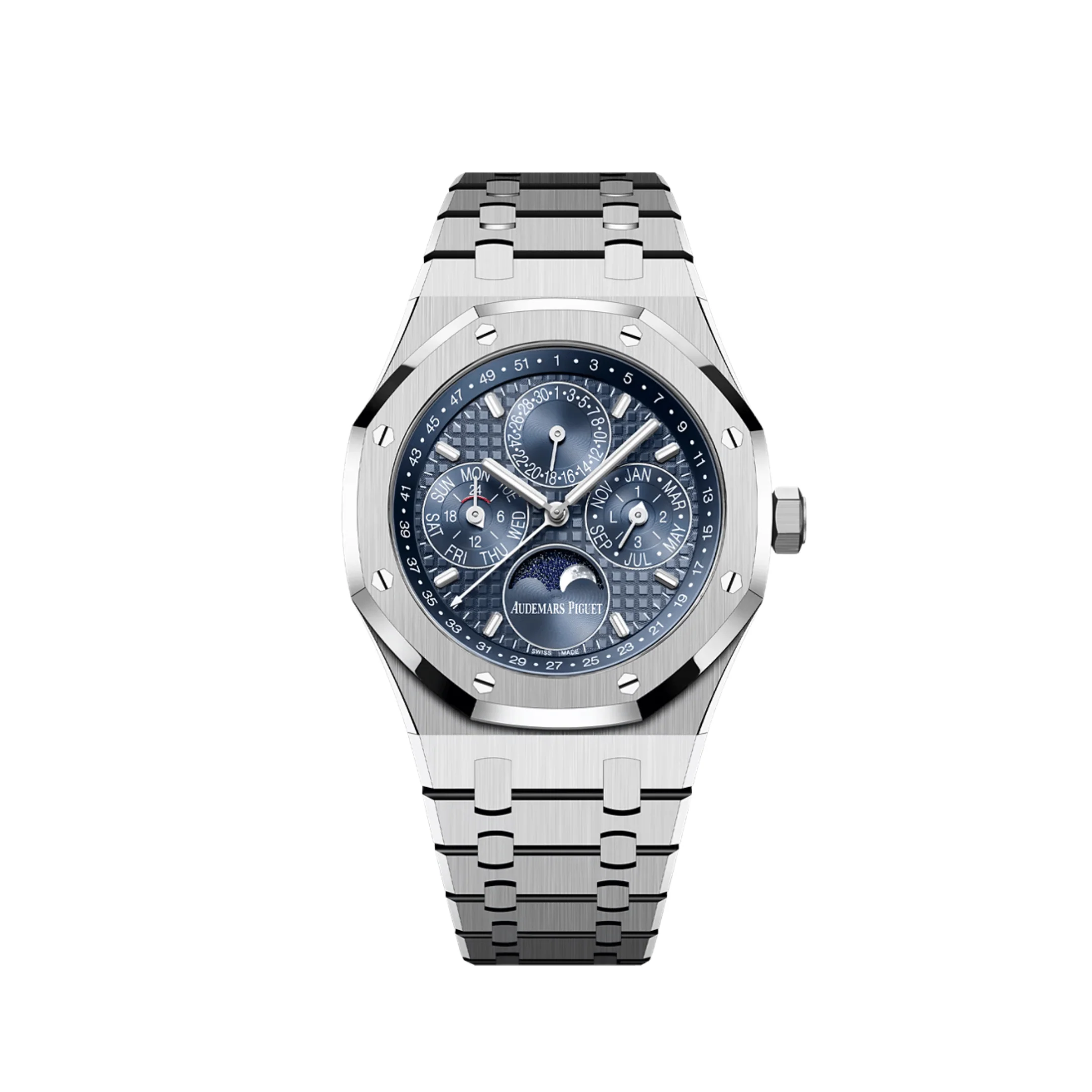 Audemars Piguet Royal Oak Perpetual Calendar 26674ST.OO.1320ST.01 Stainless Steel Blue Dial (2025)