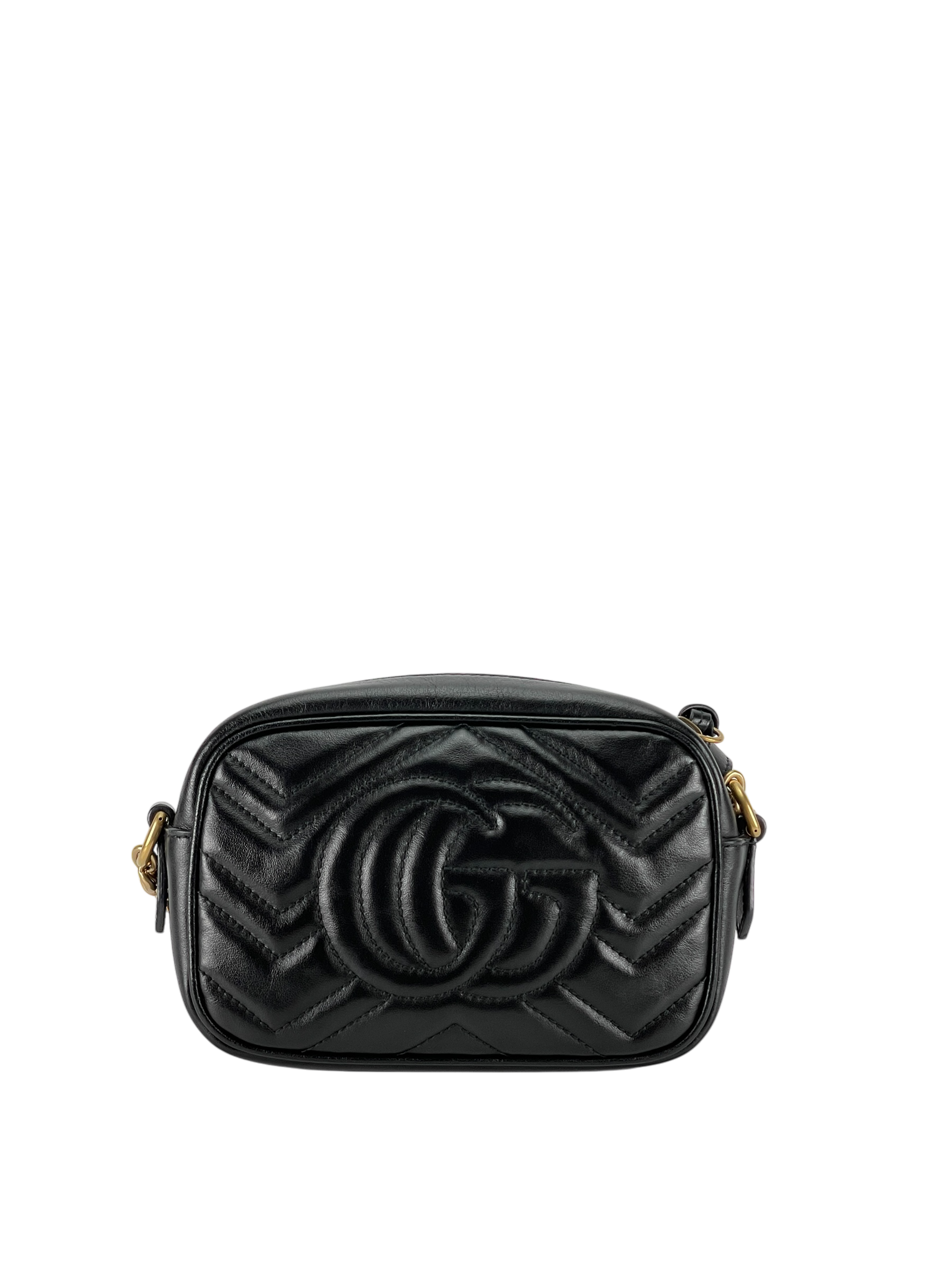 GUCCI - GG Marmont Shoulder Bag Matelasse Leather Mini