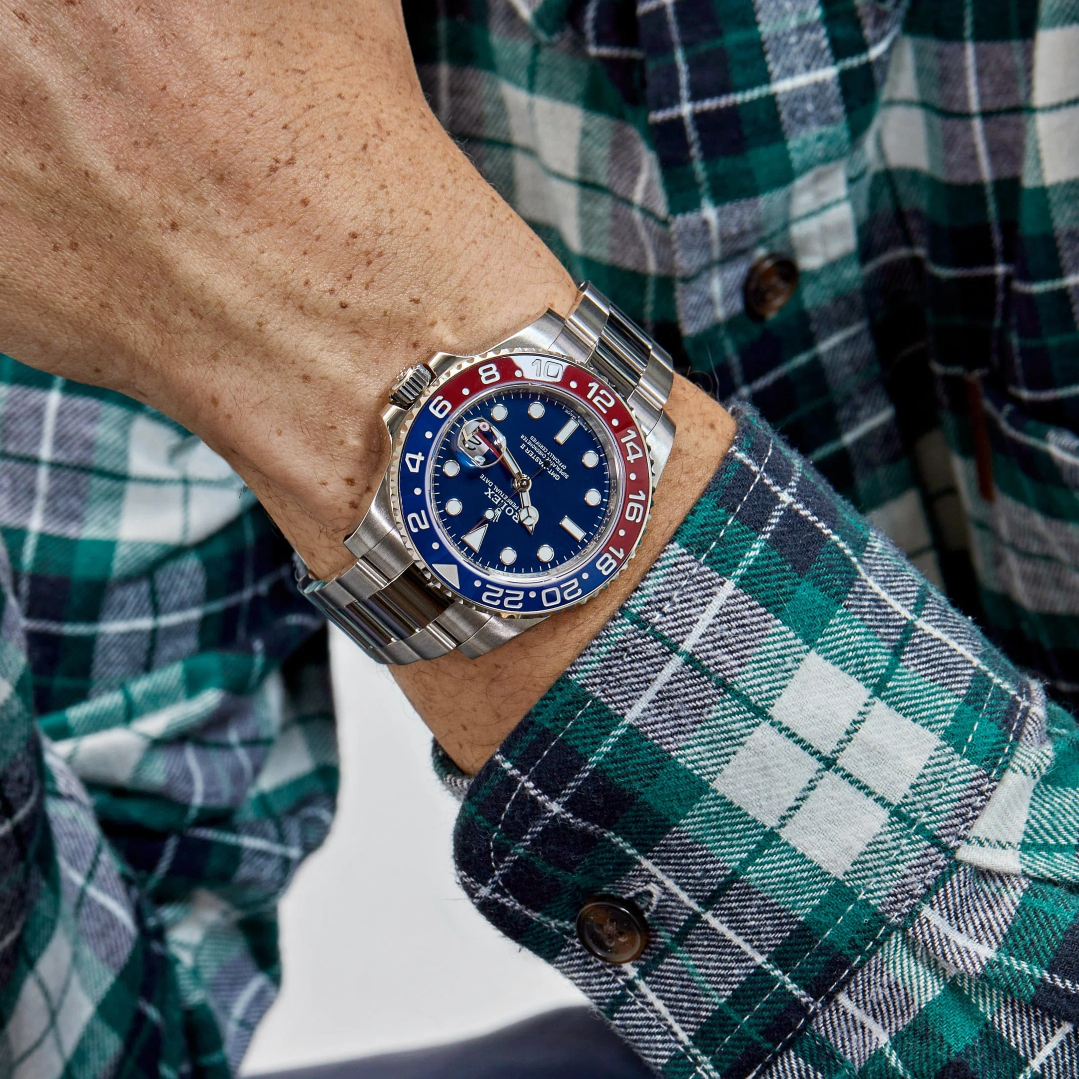 Rolex GMT-Master II 116719BLRO Pepsi White Gold Blue Dial Oyster
